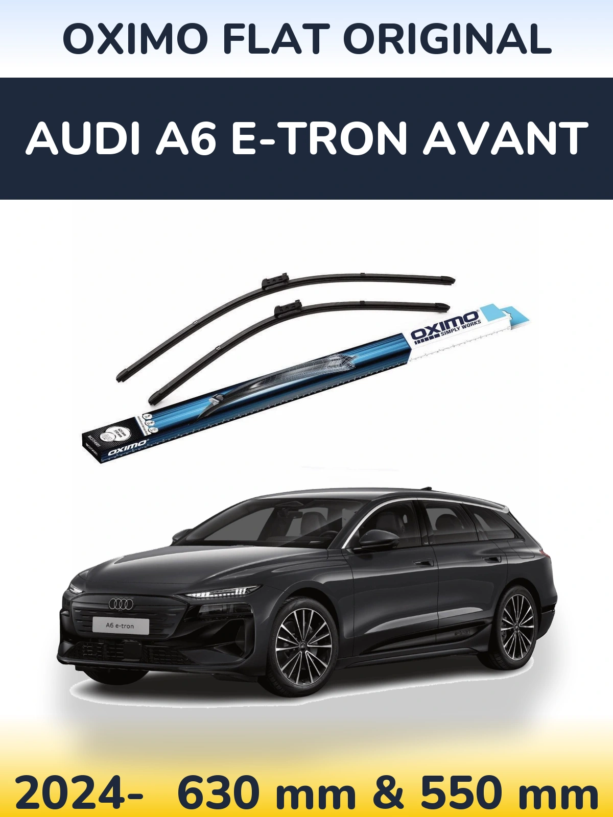 Ștergătoare Oximo Flat Original pentru Audi A6 e-tron Avant