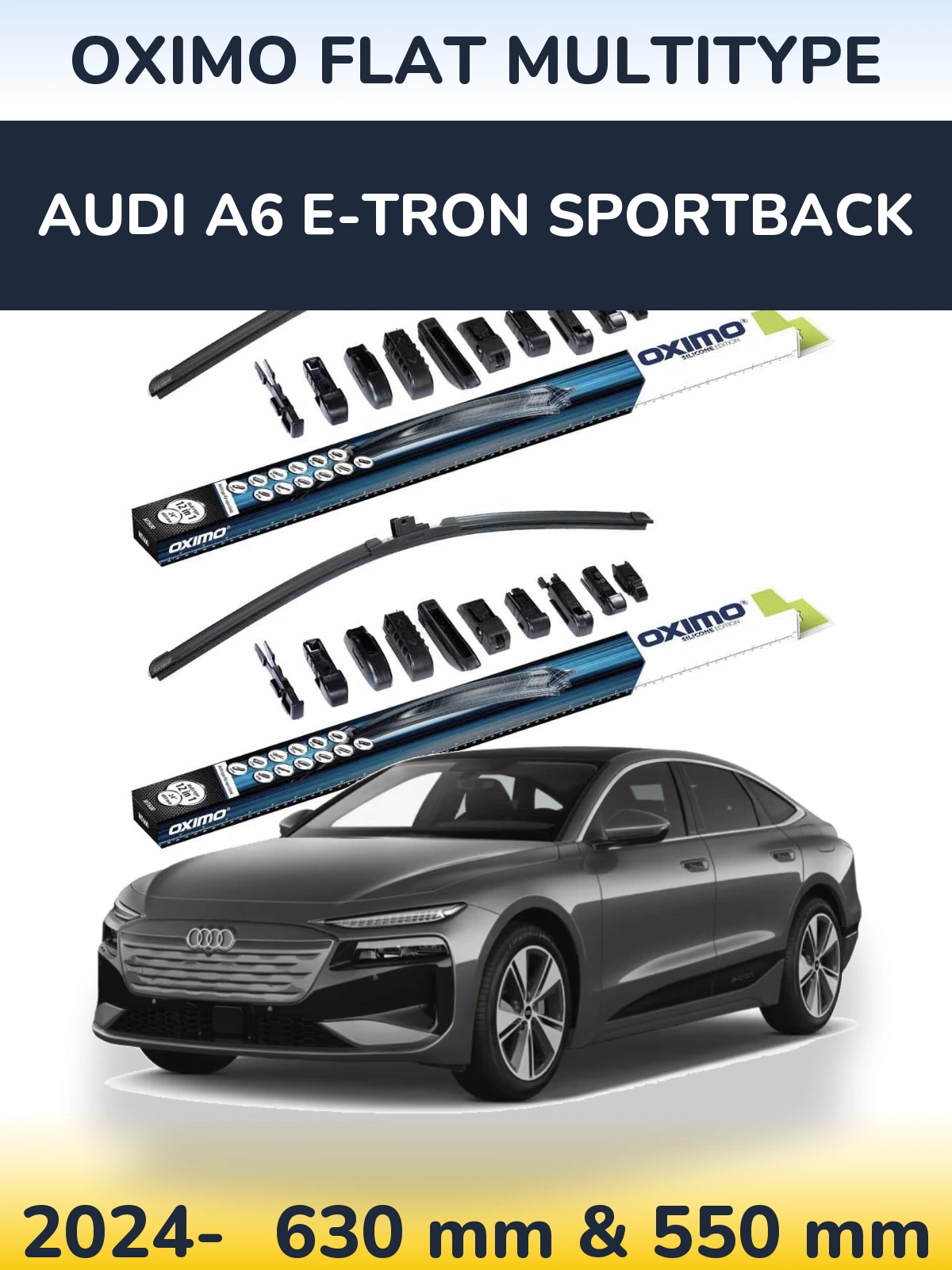 Ștergătoare Oximo Flat MultiTipe pentru Audi A6 e-tron Sportback