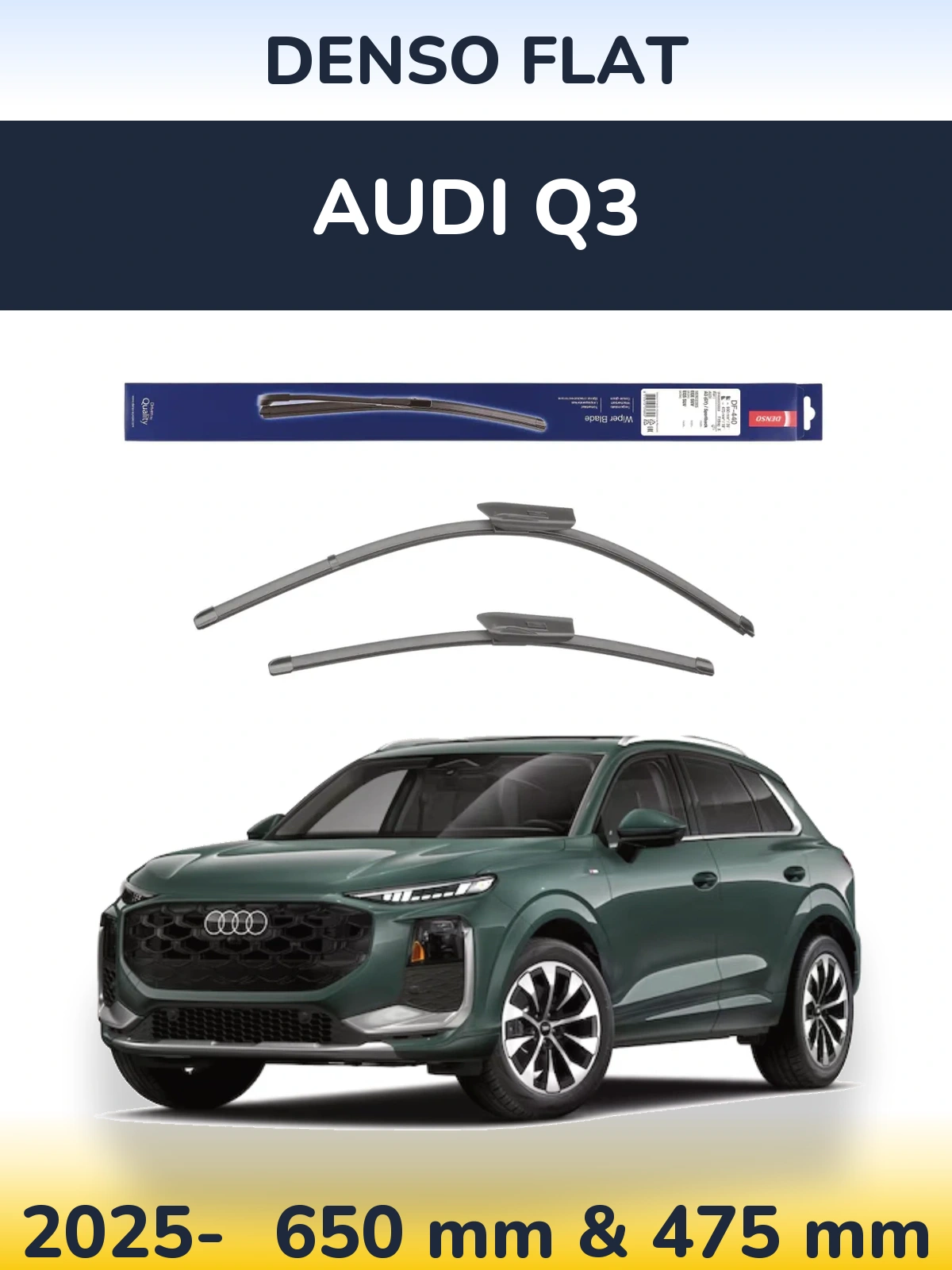Ștergătoare Denso Flat pentru Audi Q3