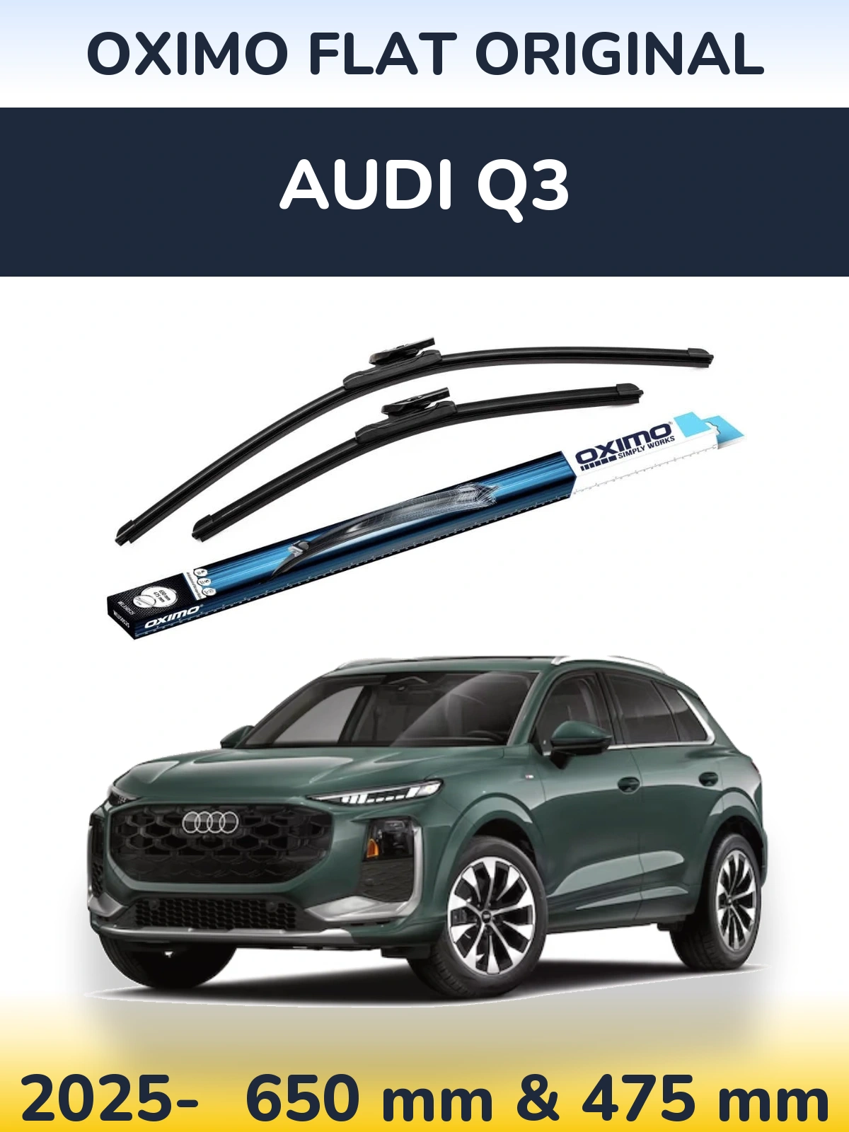 Ștergătoare Oximo Flat Original pentru Audi Q3