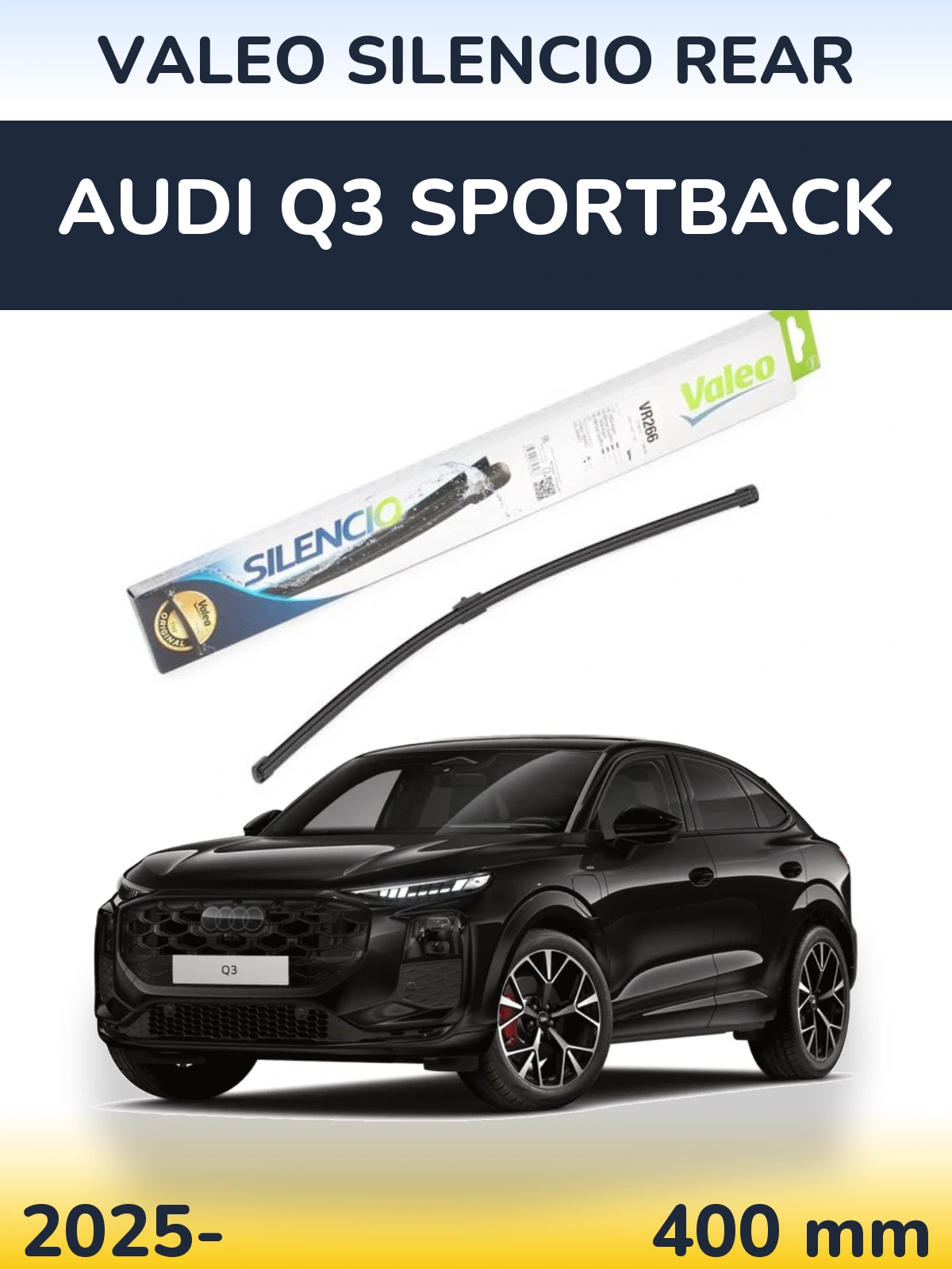 Ștergătoare Valeo Silencio Rear pentru Audi Q3 Sportback