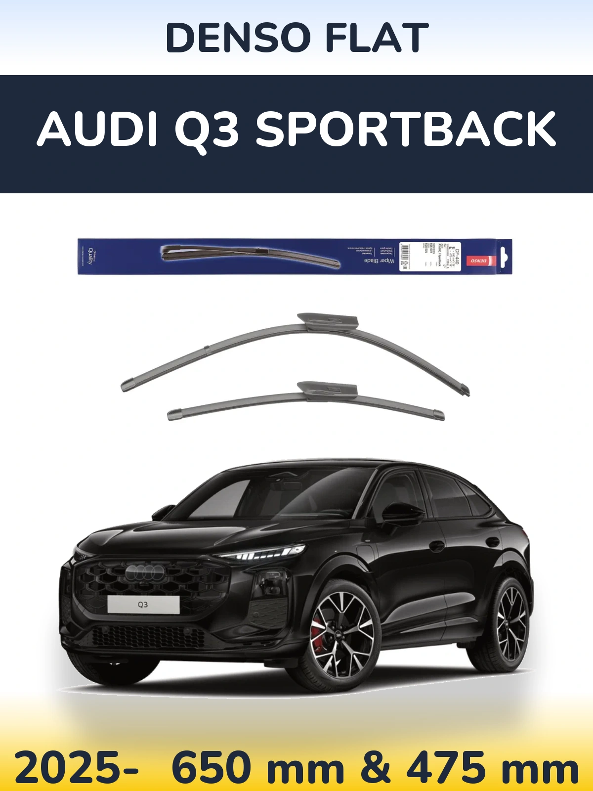 Ștergătoare Denso Flat pentru Audi Q3 Sportback