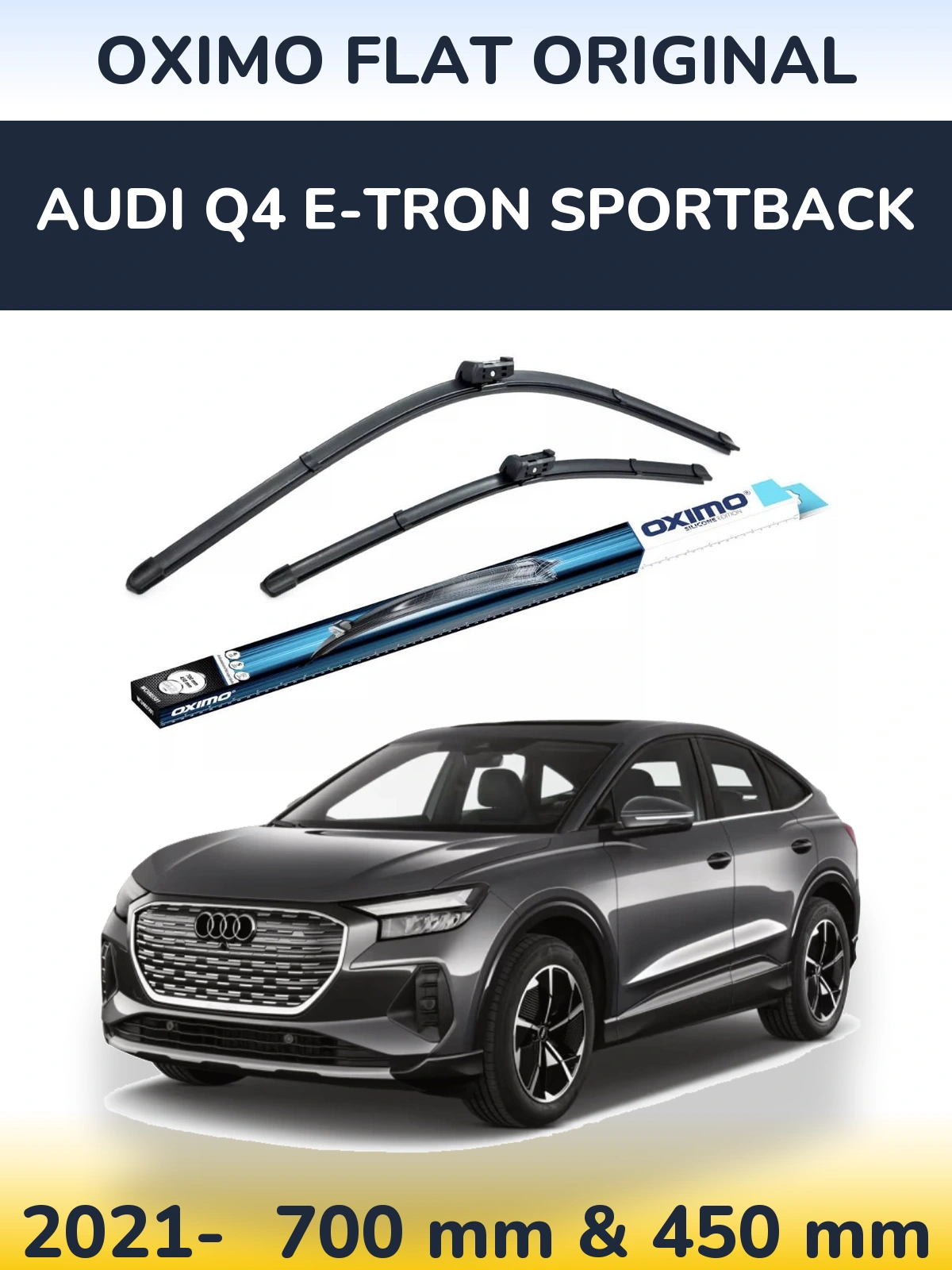 Ștergătoare Oximo Flat Original pentru Audi Q4 e-tron Sportback