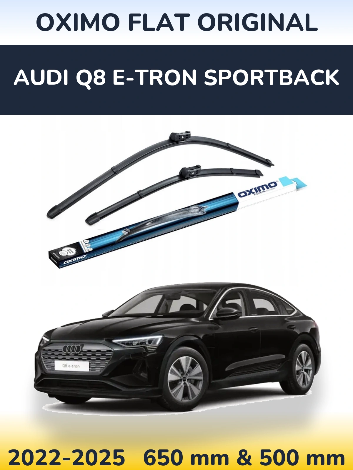 Ștergătoare Oximo Flat Original pentru Audi Q8 e-tron Sportback