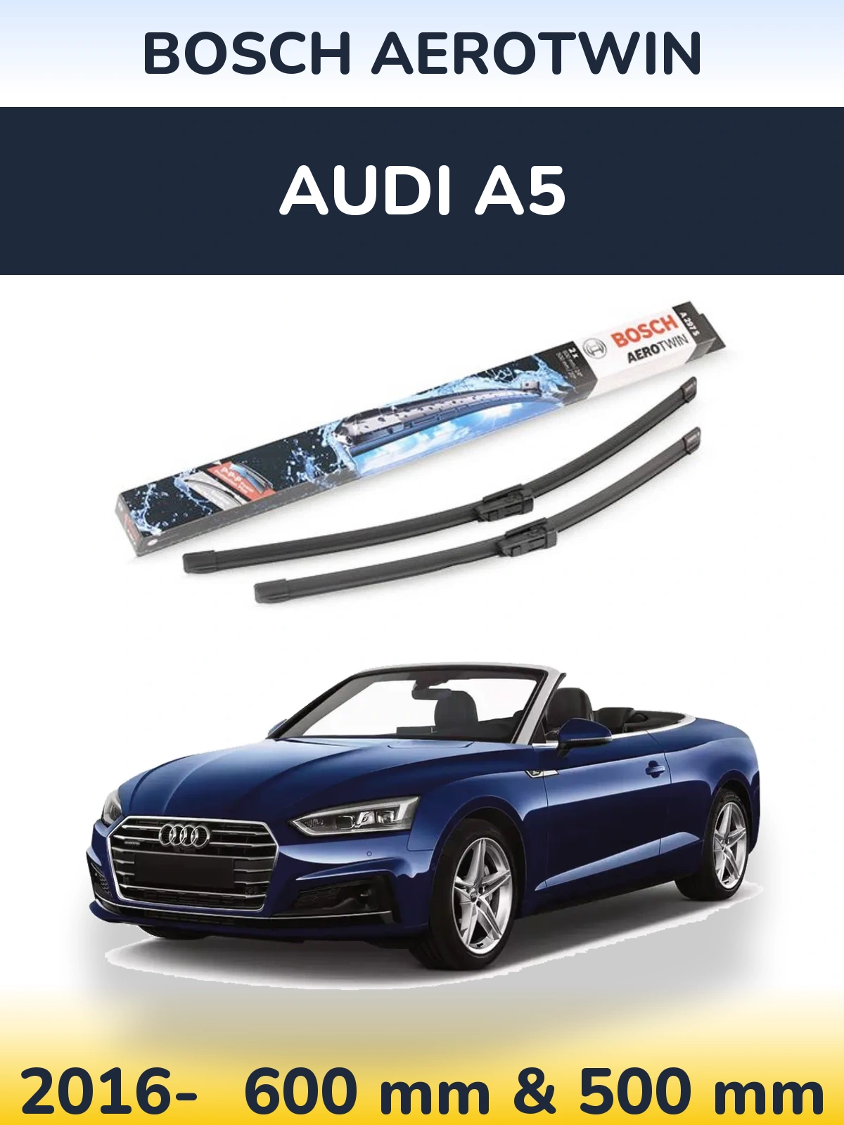 Ștergătoare BOSCH AeroTwin pentru Audi A5