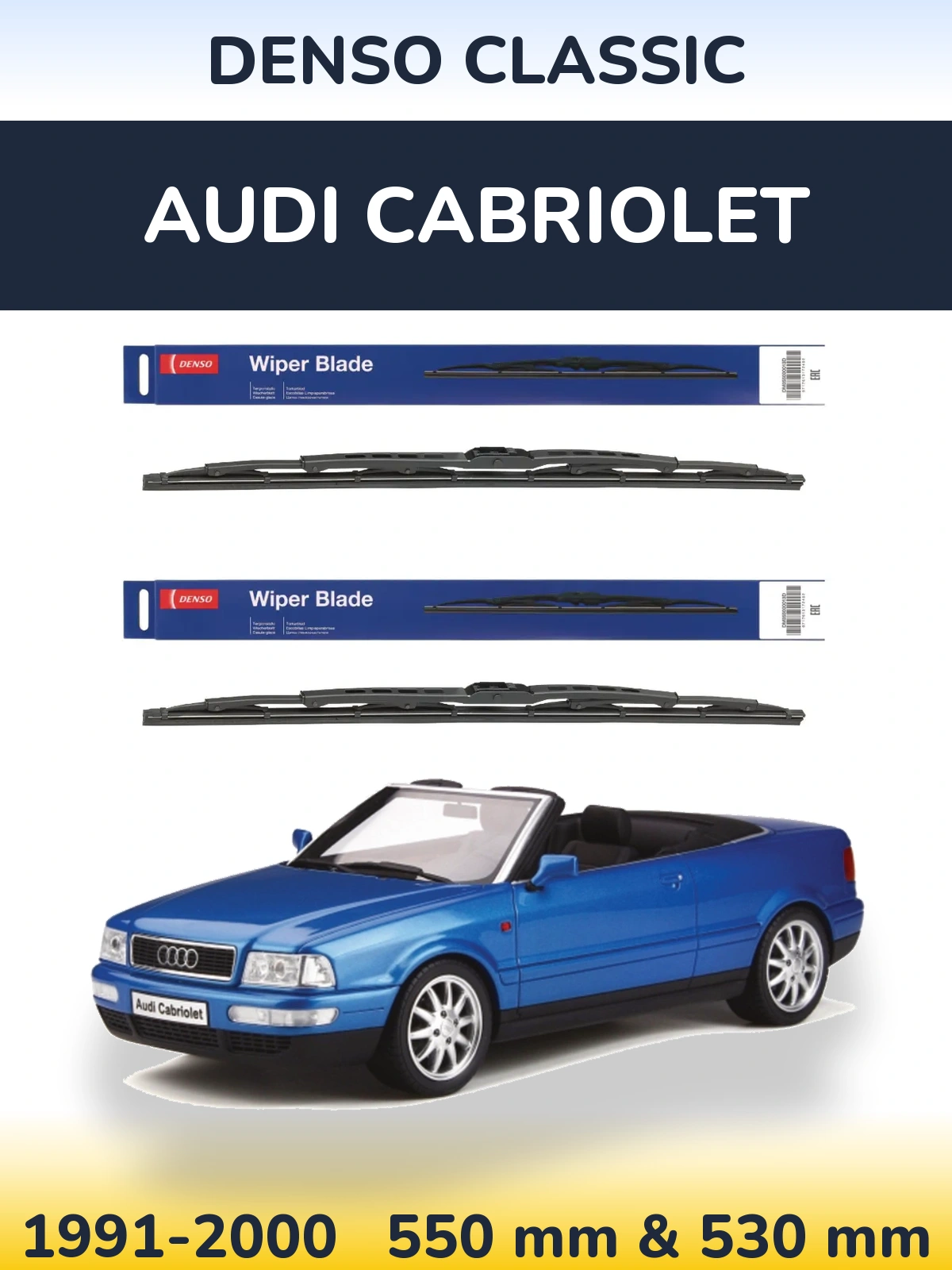 Ștergătoare Denso Classic pentru Audi Cabriolet