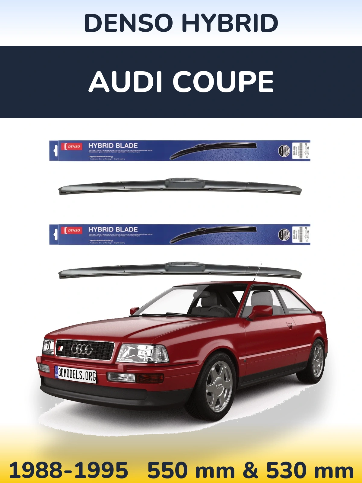 Ștergătoare Denso Hybrid pentru Audi Coupe