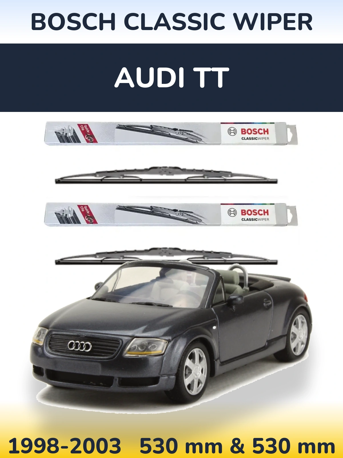 Ștergătoare BOSCH Classic Wiper pentru Audi TT