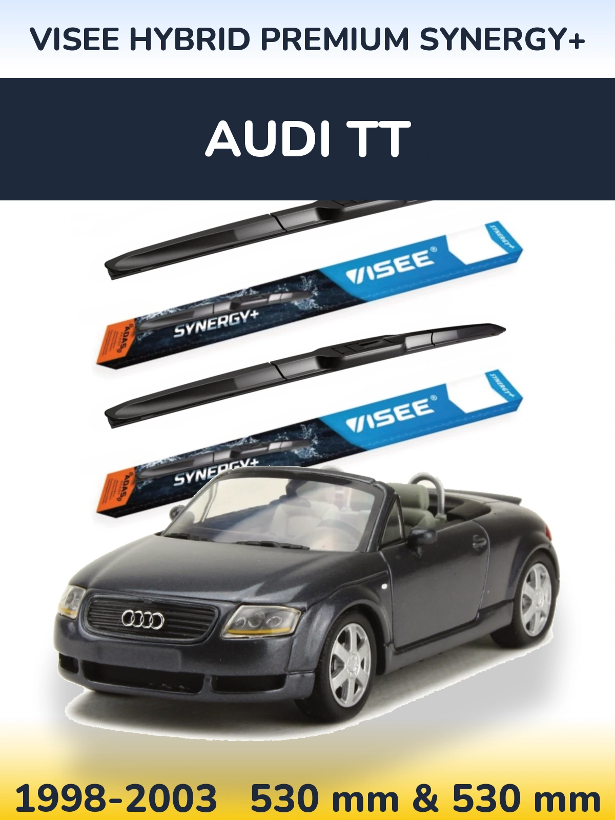 Ștergătoare VISEE HYBRID PREMIUM SYNERGY+ pentru Audi TT