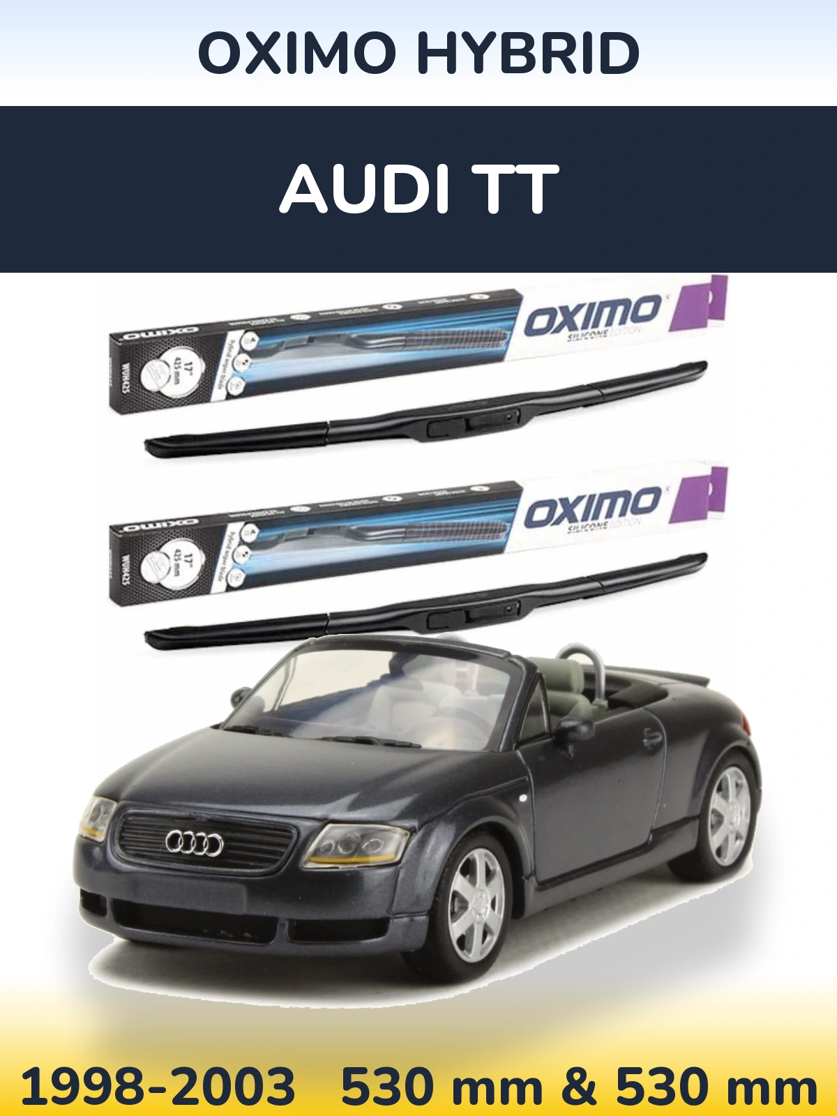 Ștergătoare Oximo Hybrid pentru Audi TT