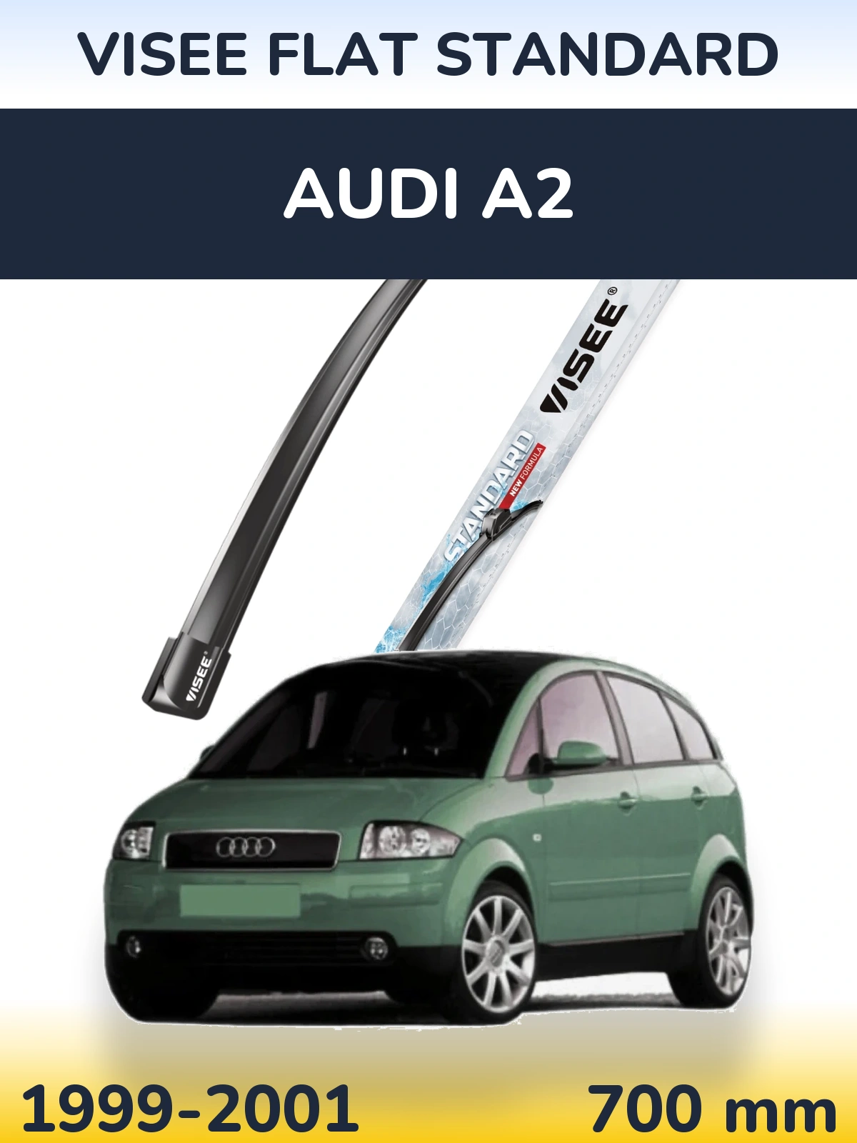 Ștergătoare VISEE FLAT STANDARD pentru Audi A2