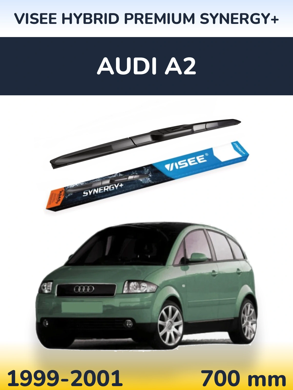 Ștergătoare VISEE HYBRID PREMIUM SYNERGY+ pentru Audi A2