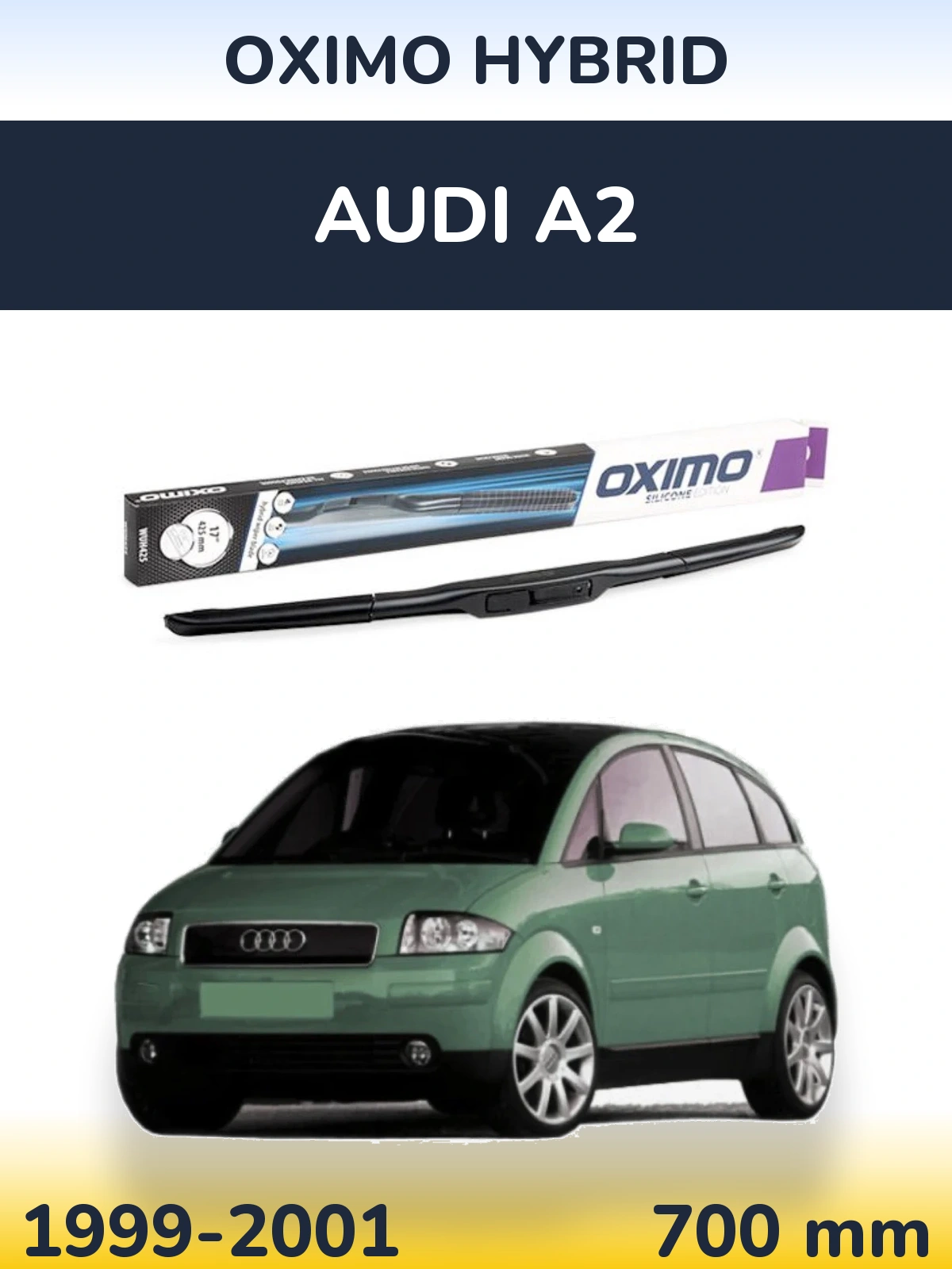 Ștergătoare Oximo Hybrid pentru Audi A2