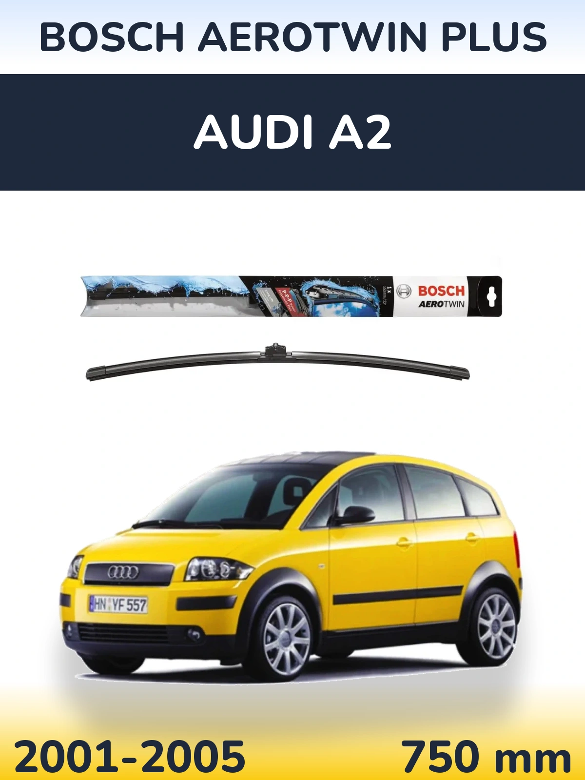 Ștergătoare BOSCH AeroTwin Plus pentru Audi A2