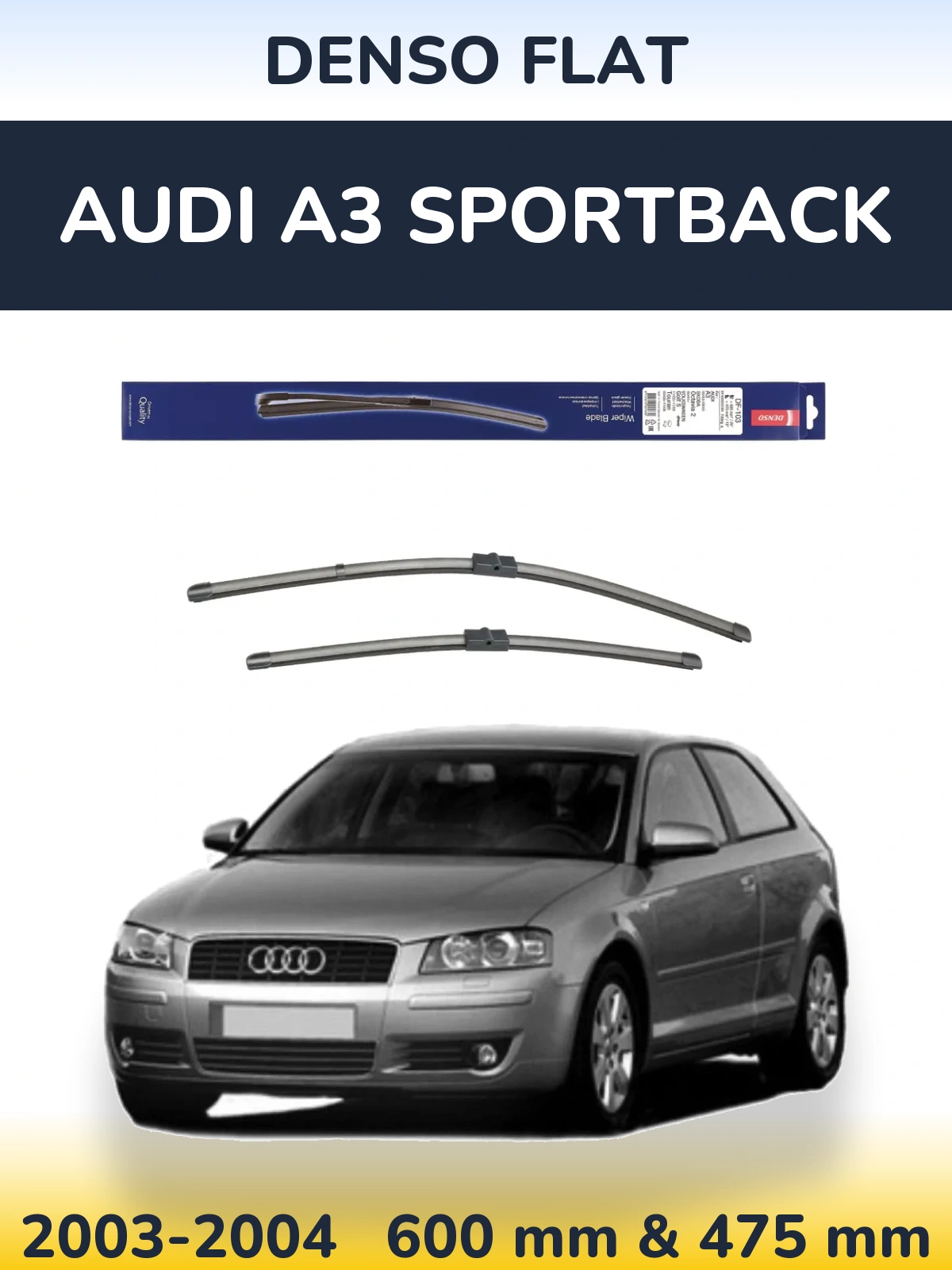 Ștergătoare Denso Flat pentru Audi A3 Sportback