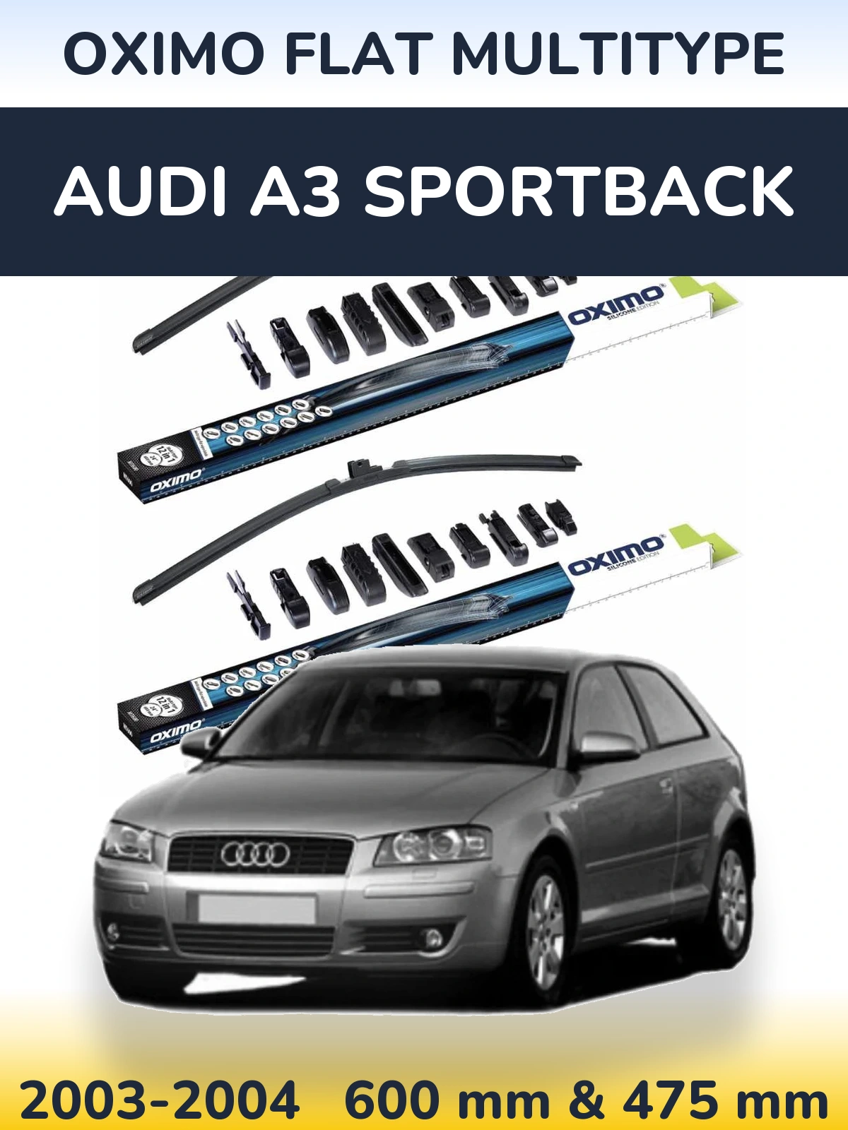 Ștergătoare Oximo Flat MultiTipe pentru Audi A3 Sportback
