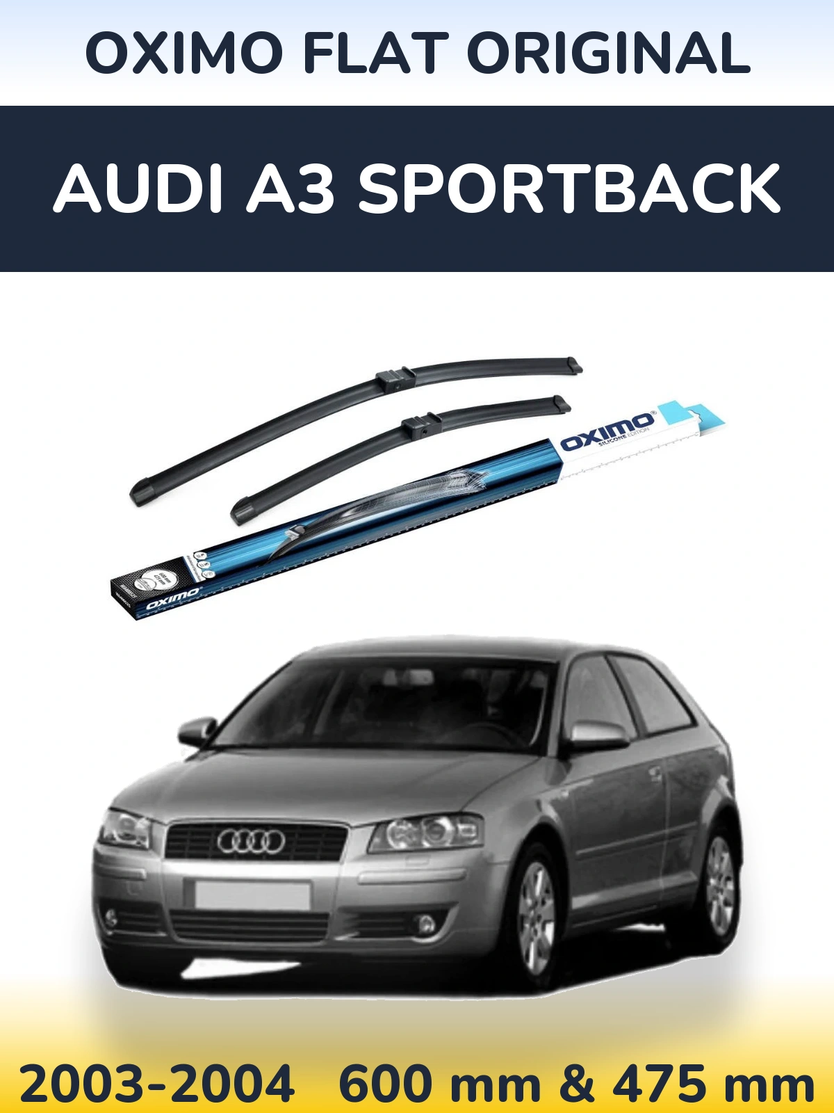 Ștergătoare Oximo Flat Original pentru Audi A3 Sportback