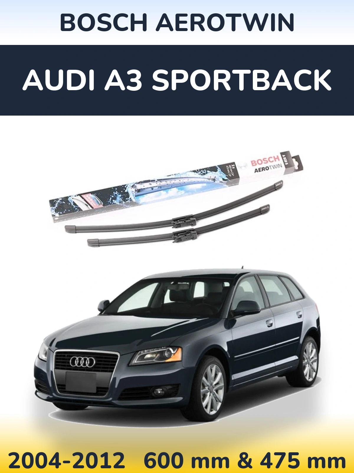 Ștergătoare BOSCH AeroTwin pentru Audi A3 Sportback