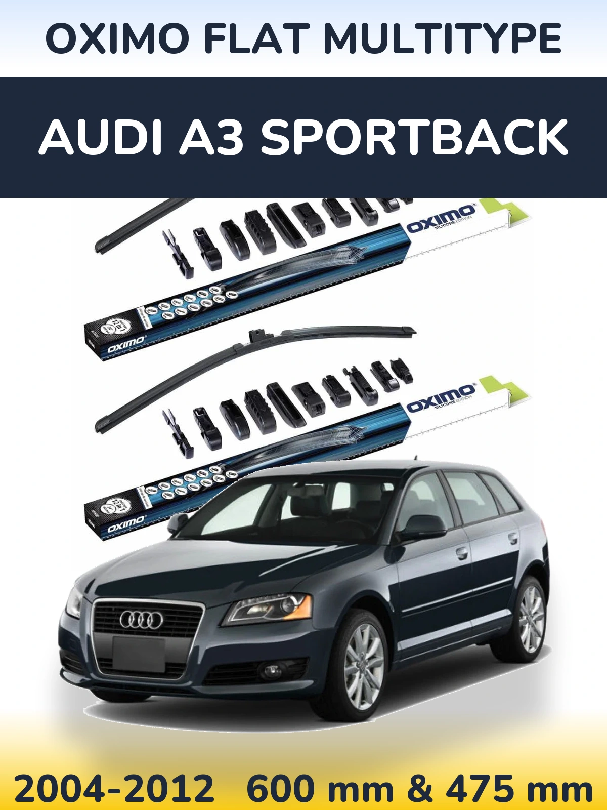 Ștergătoare Oximo Flat MultiTipe pentru Audi A3 Sportback