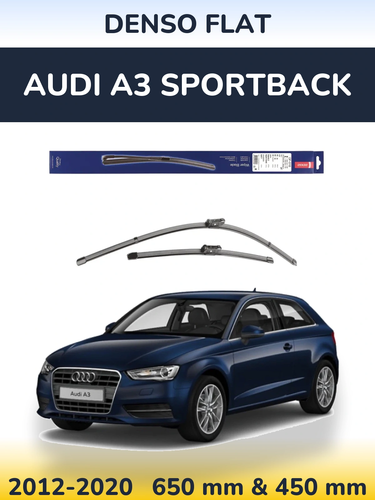 Ștergătoare Denso Flat pentru Audi A3 Sportback