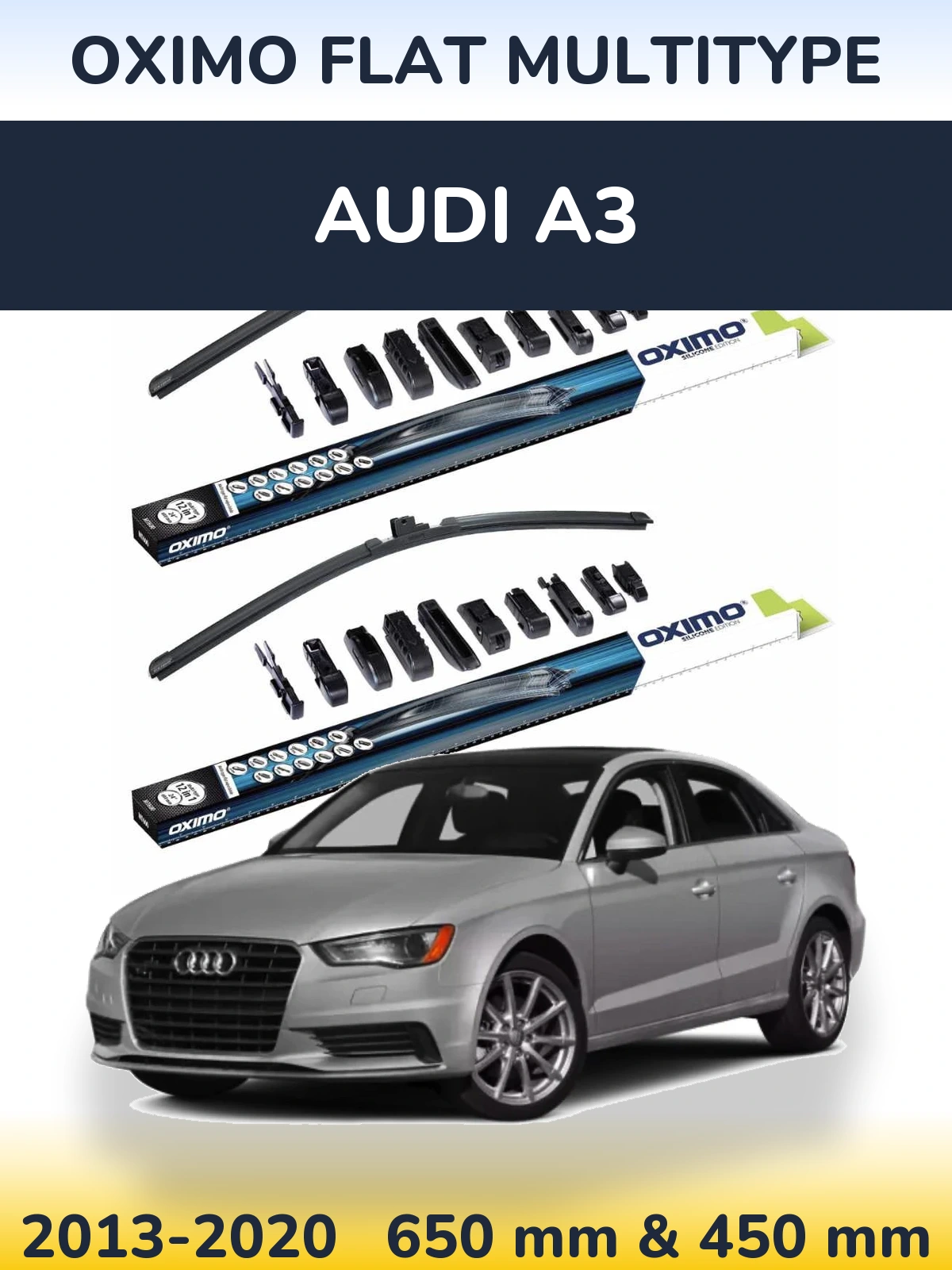Ștergătoare Oximo Flat MultiTipe pentru Audi A3