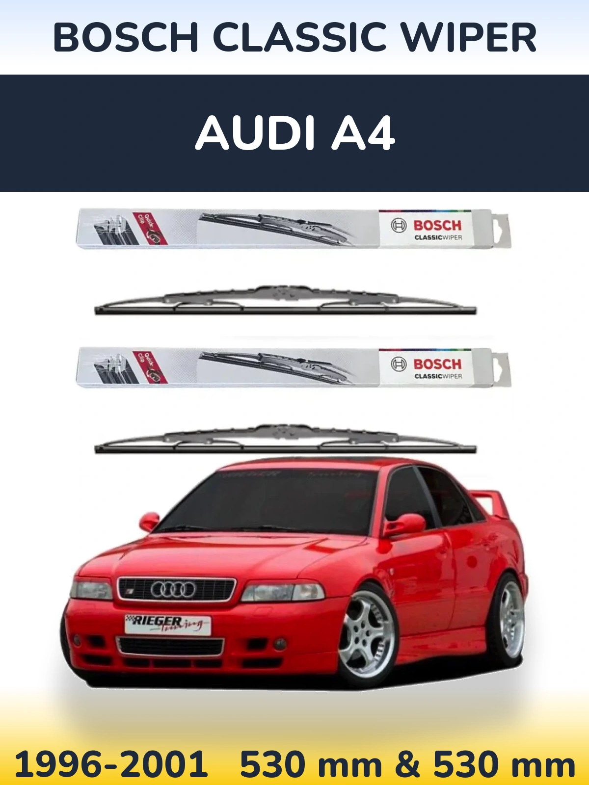 Ștergătoare BOSCH Classic Wiper pentru Audi A4