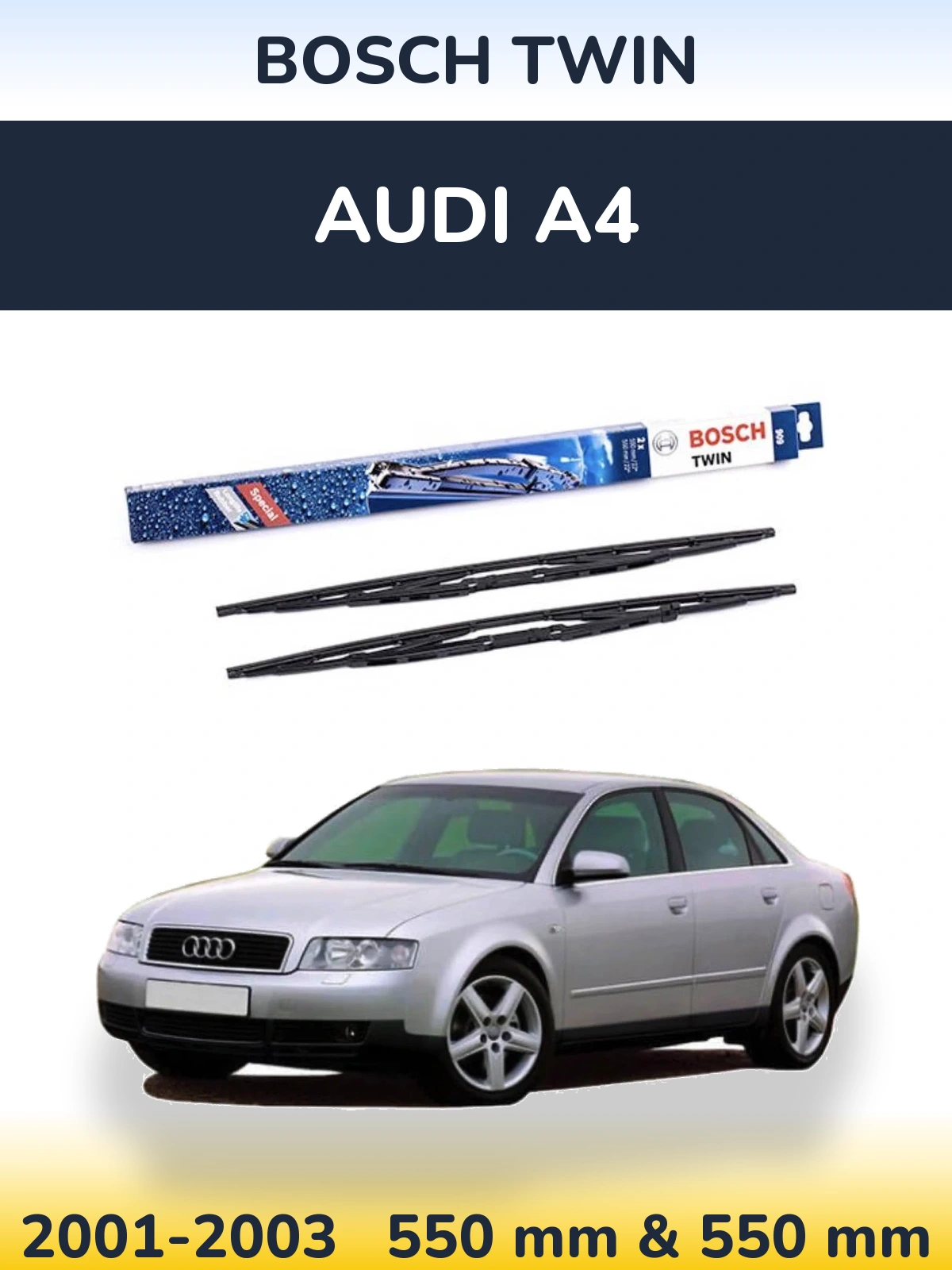 Ștergătoare BOSCH Twin pentru Audi A4