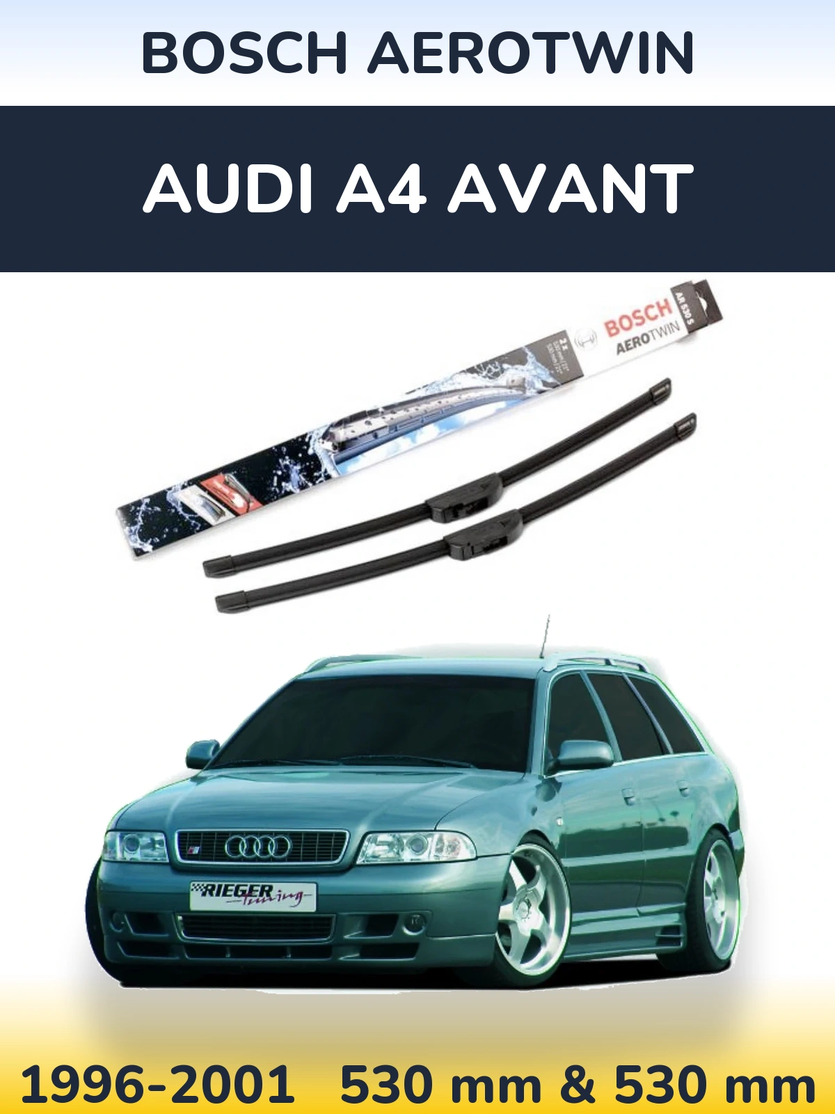 Ștergătoare BOSCH AeroTwin pentru Audi A4 Avant