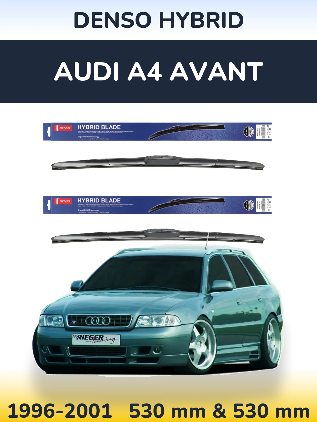 Ștergătoare Denso Hybrid pentru Audi A4 Avant