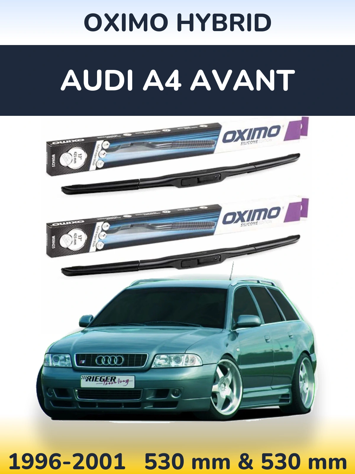 Ștergătoare Oximo Hybrid pentru Audi A4 Avant