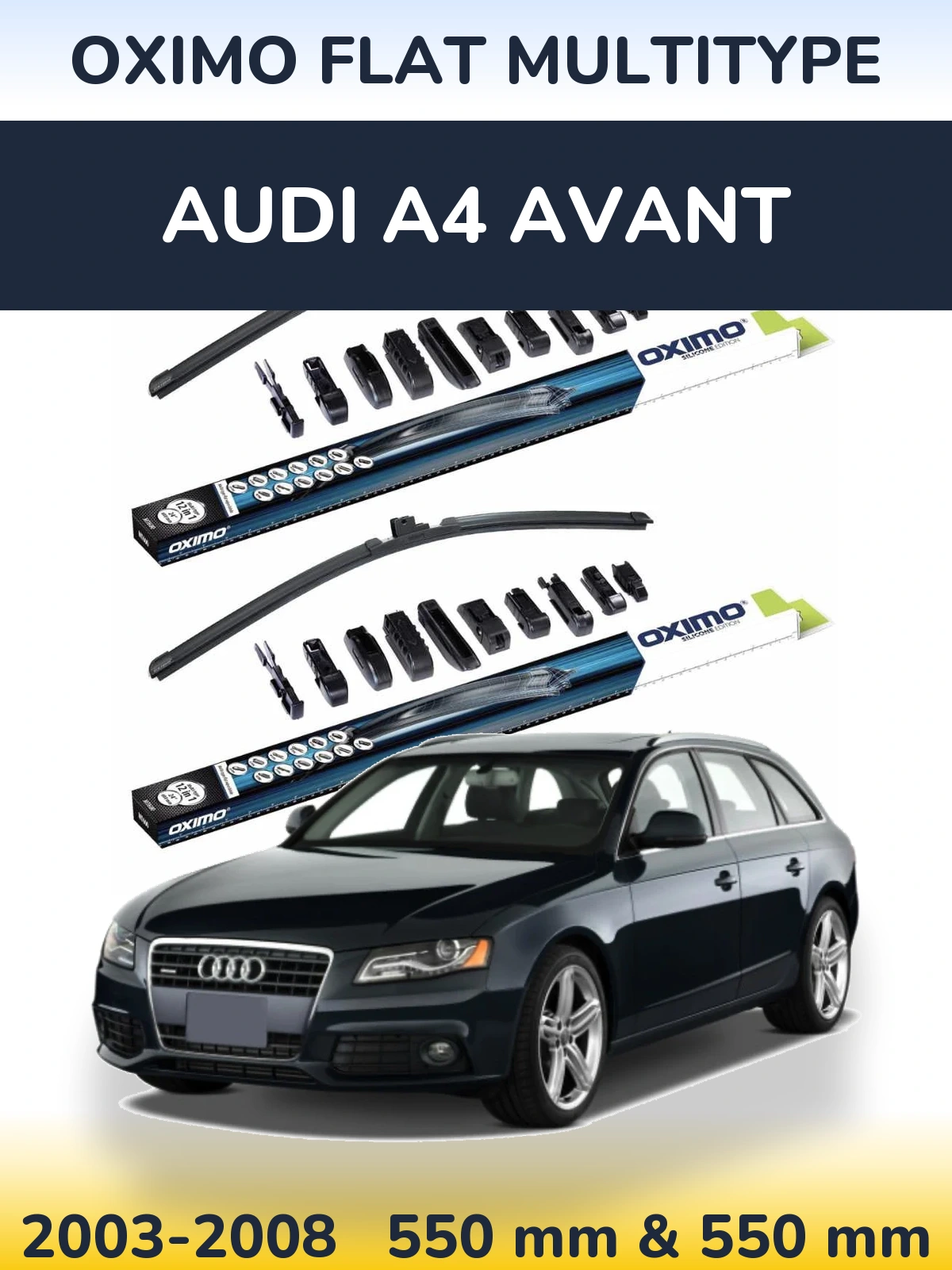 Ștergătoare Oximo Flat MultiTipe pentru Audi A4 Avant
