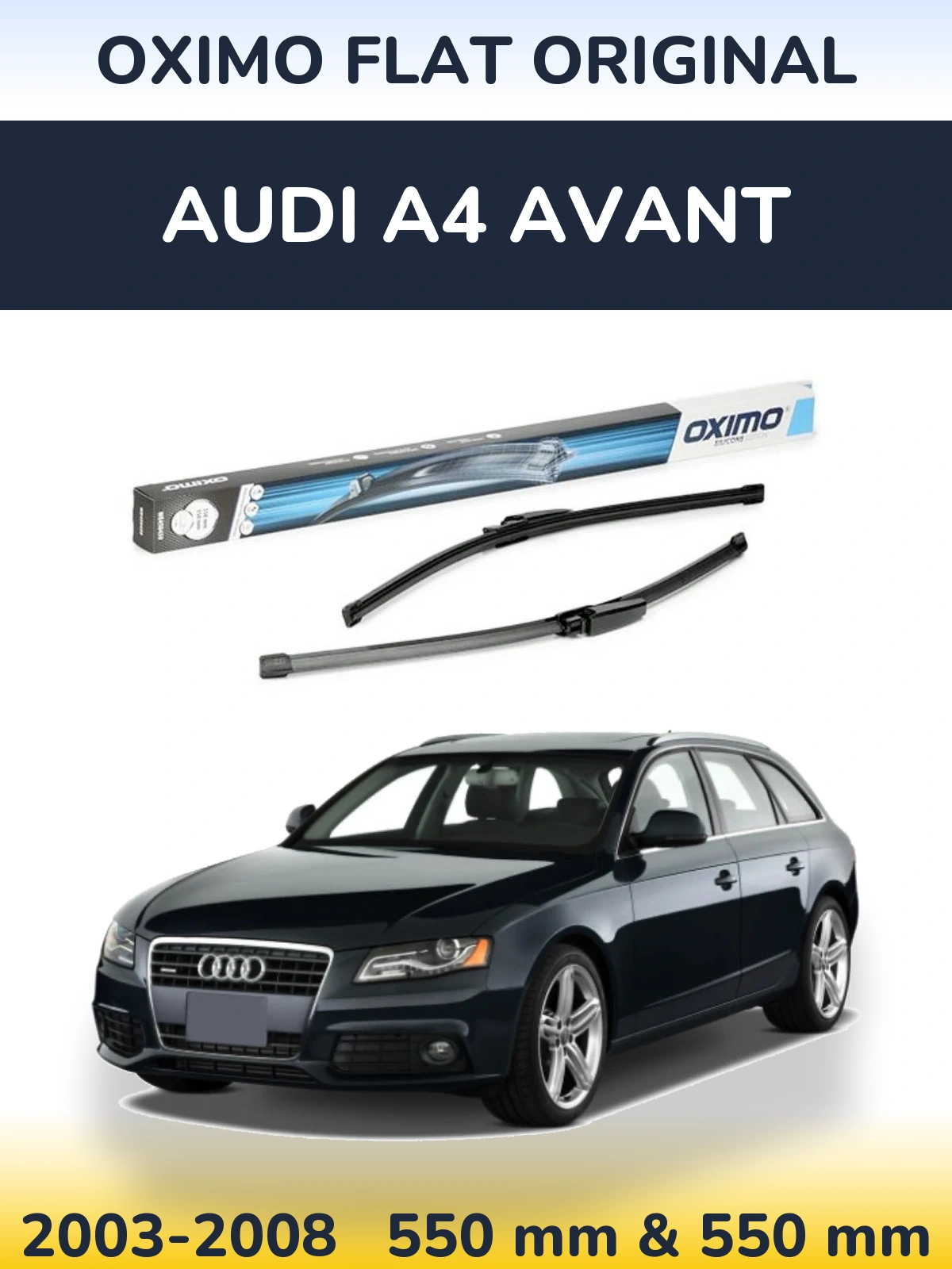 Ștergătoare Oximo Flat Original pentru Audi A4 Avant