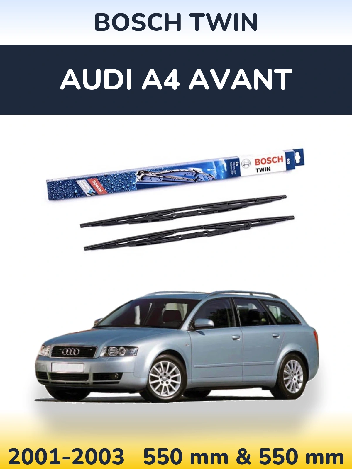 Ștergătoare BOSCH Twin pentru Audi A4 Avant
