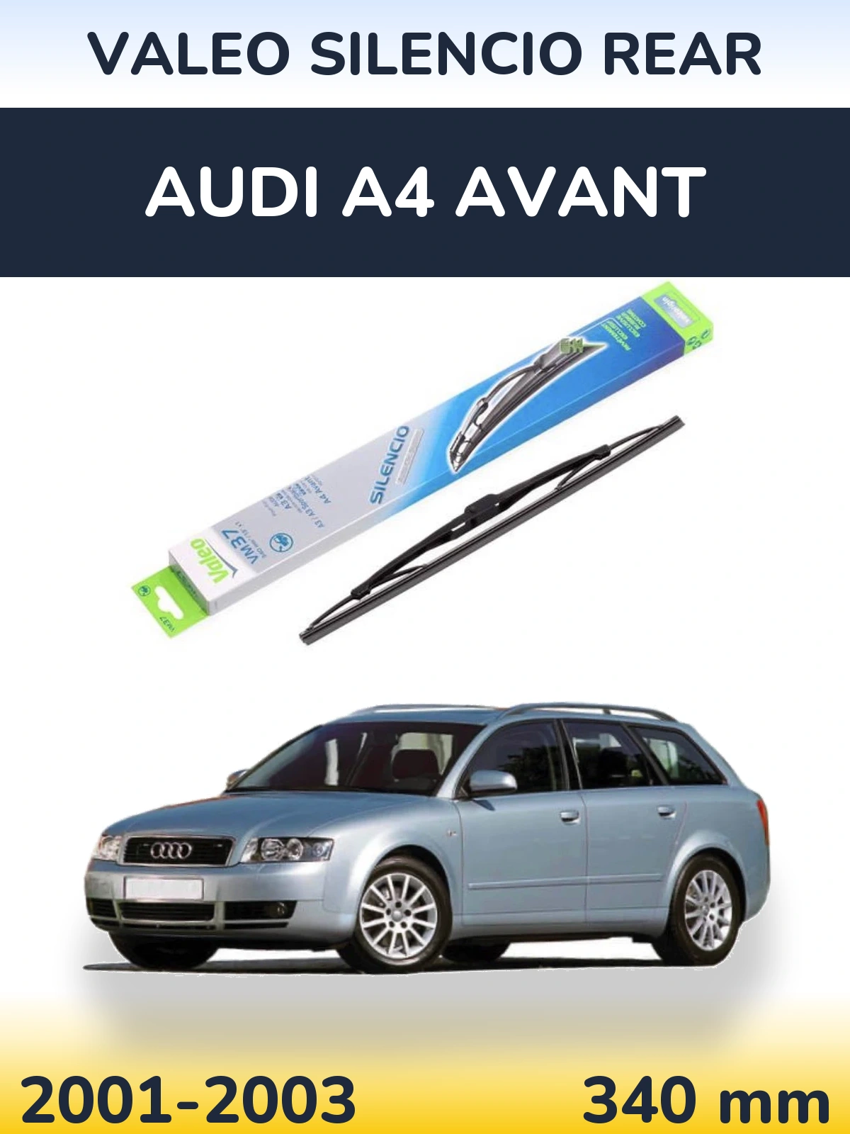 Ștergătoare Valeo Silencio Rear pentru Audi A4 Avant
