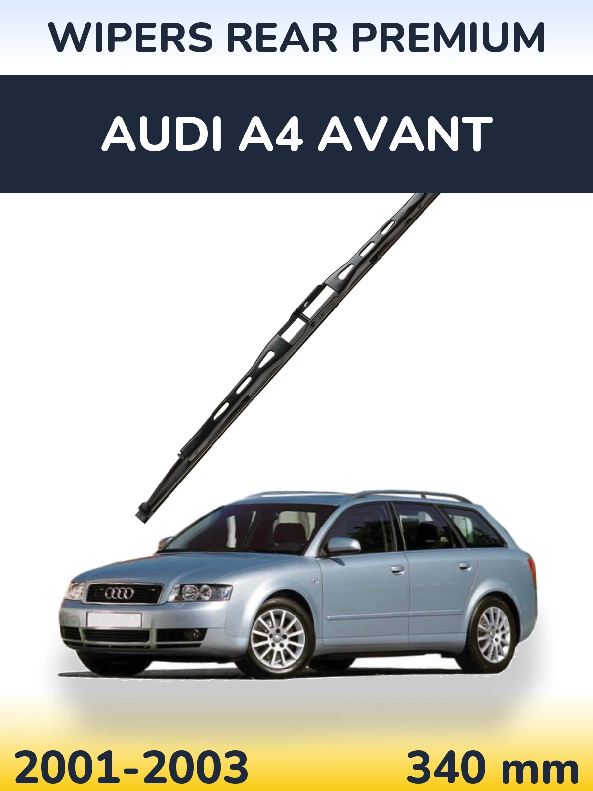 Задний дворник WIPERS REAR PREMIUM 340 мм для Audi A4 Avant 2001-2003