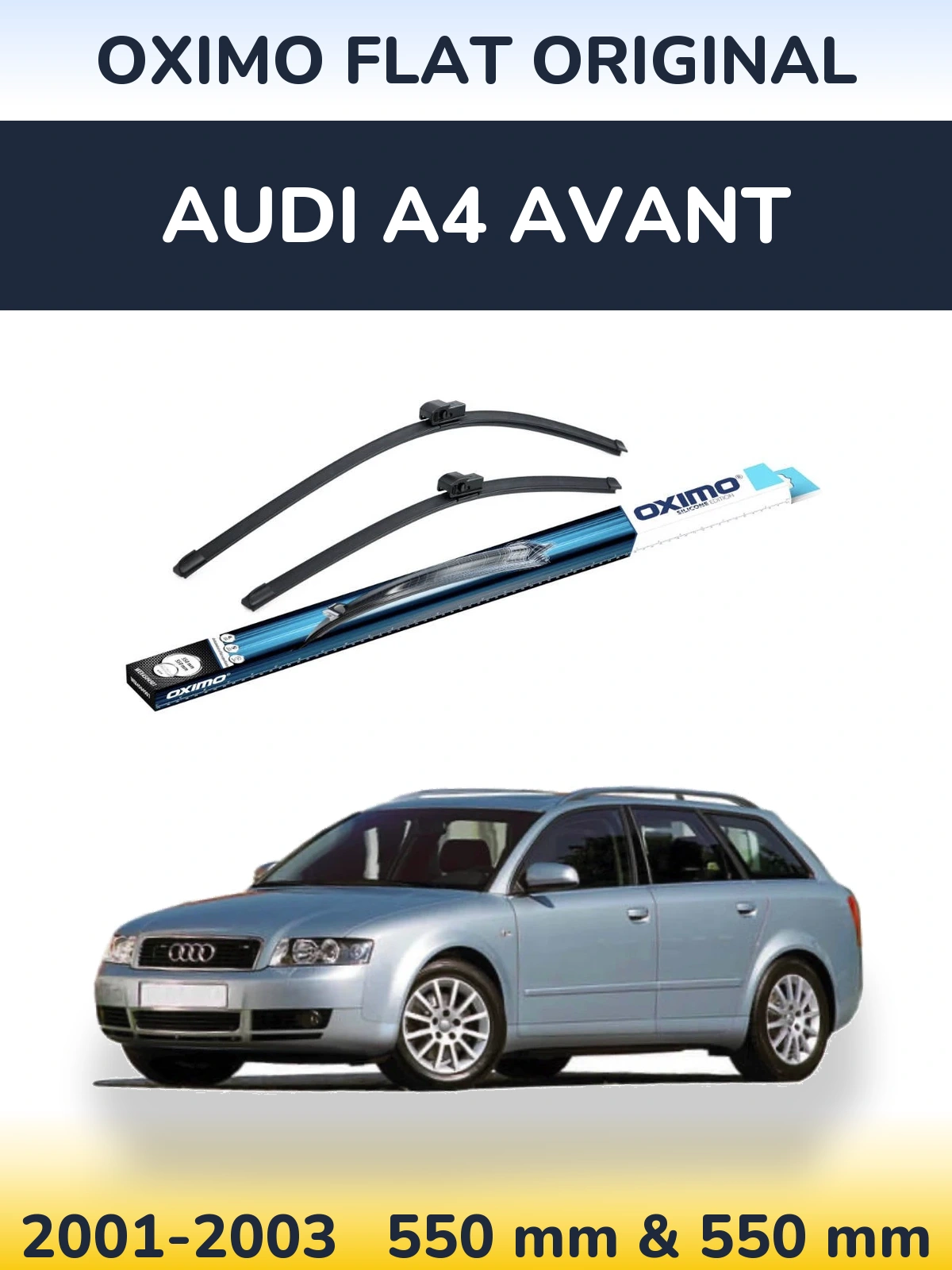 Ștergătoare Oximo Flat Original pentru Audi A4 Avant