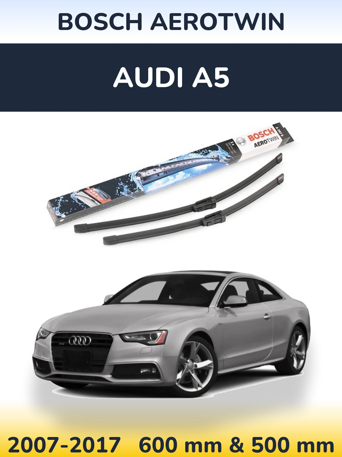 Ștergătoare BOSCH AeroTwin pentru Audi A5