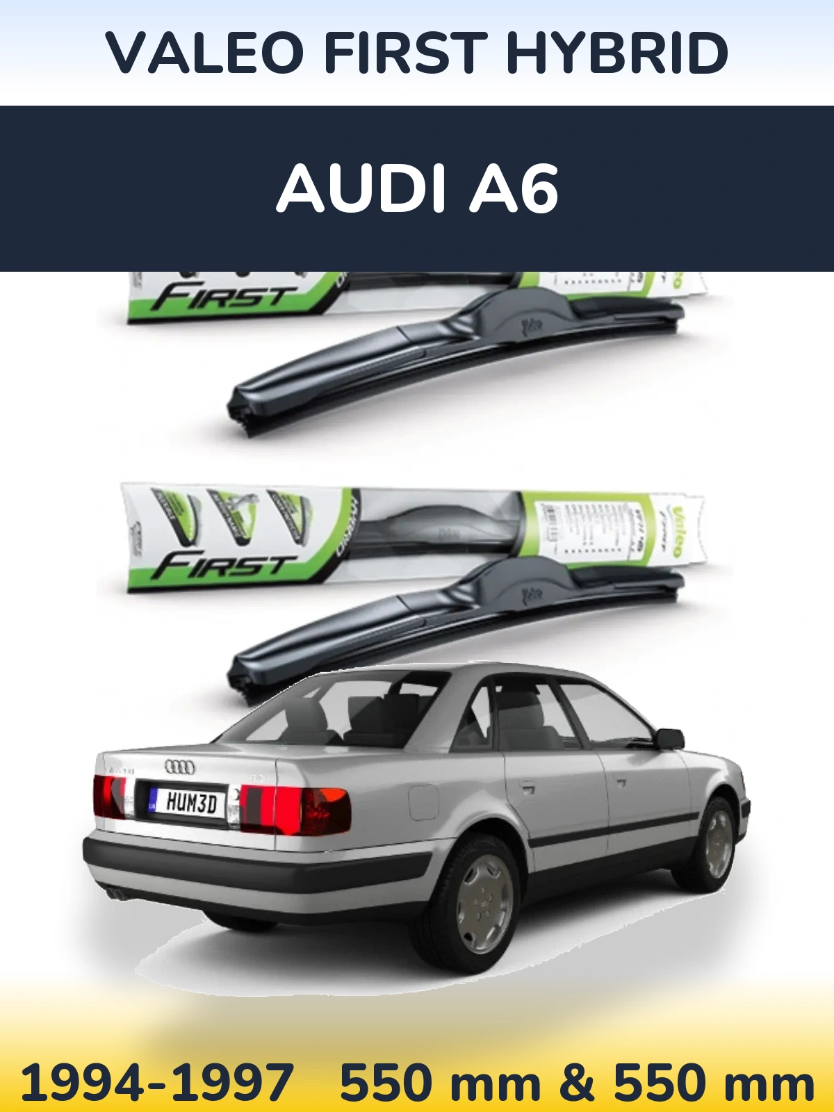 Ștergătoare Valeo First Hybrid pentru Audi A6