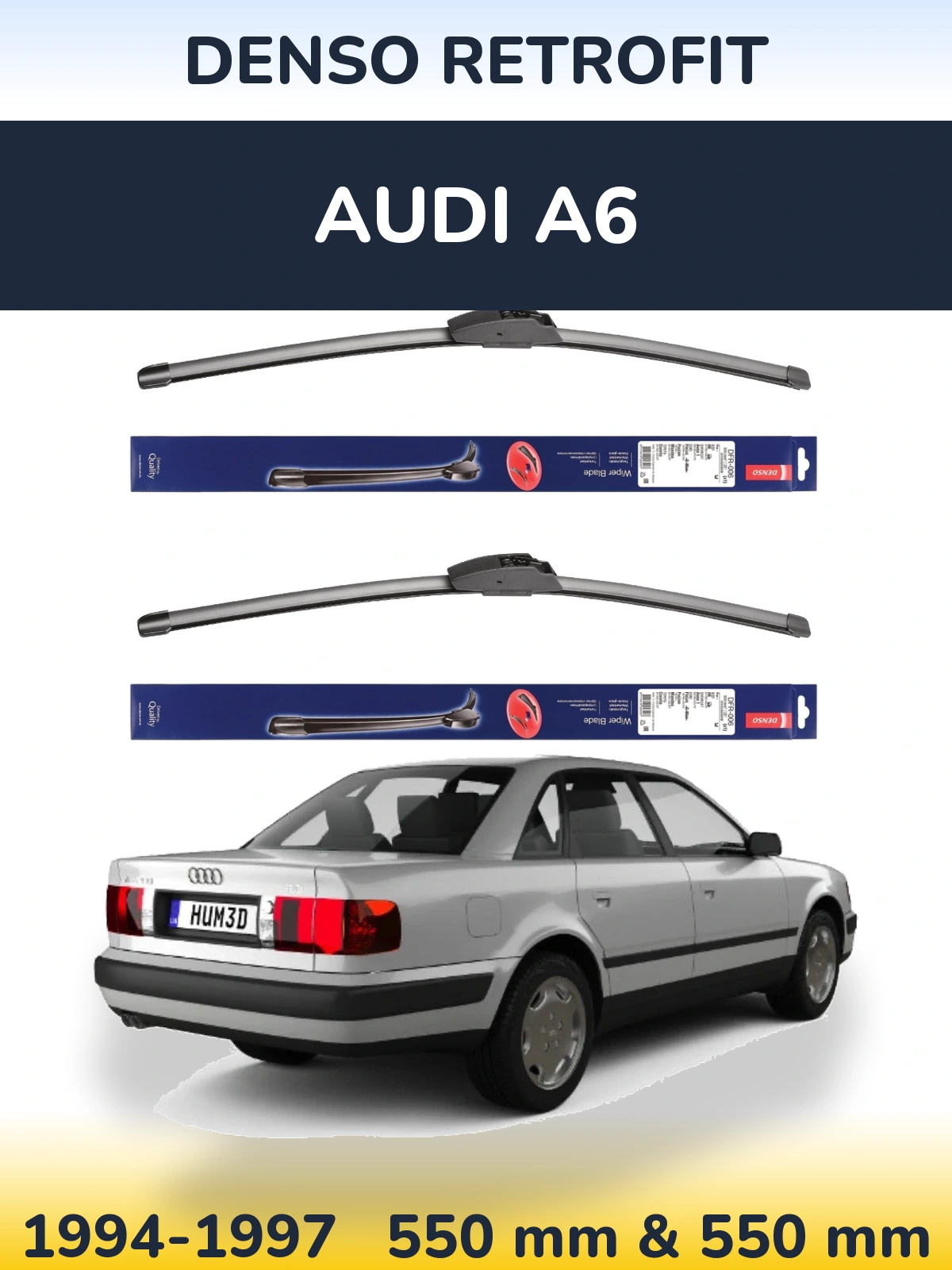 Ștergătoare Denso Retrofit pentru Audi A6