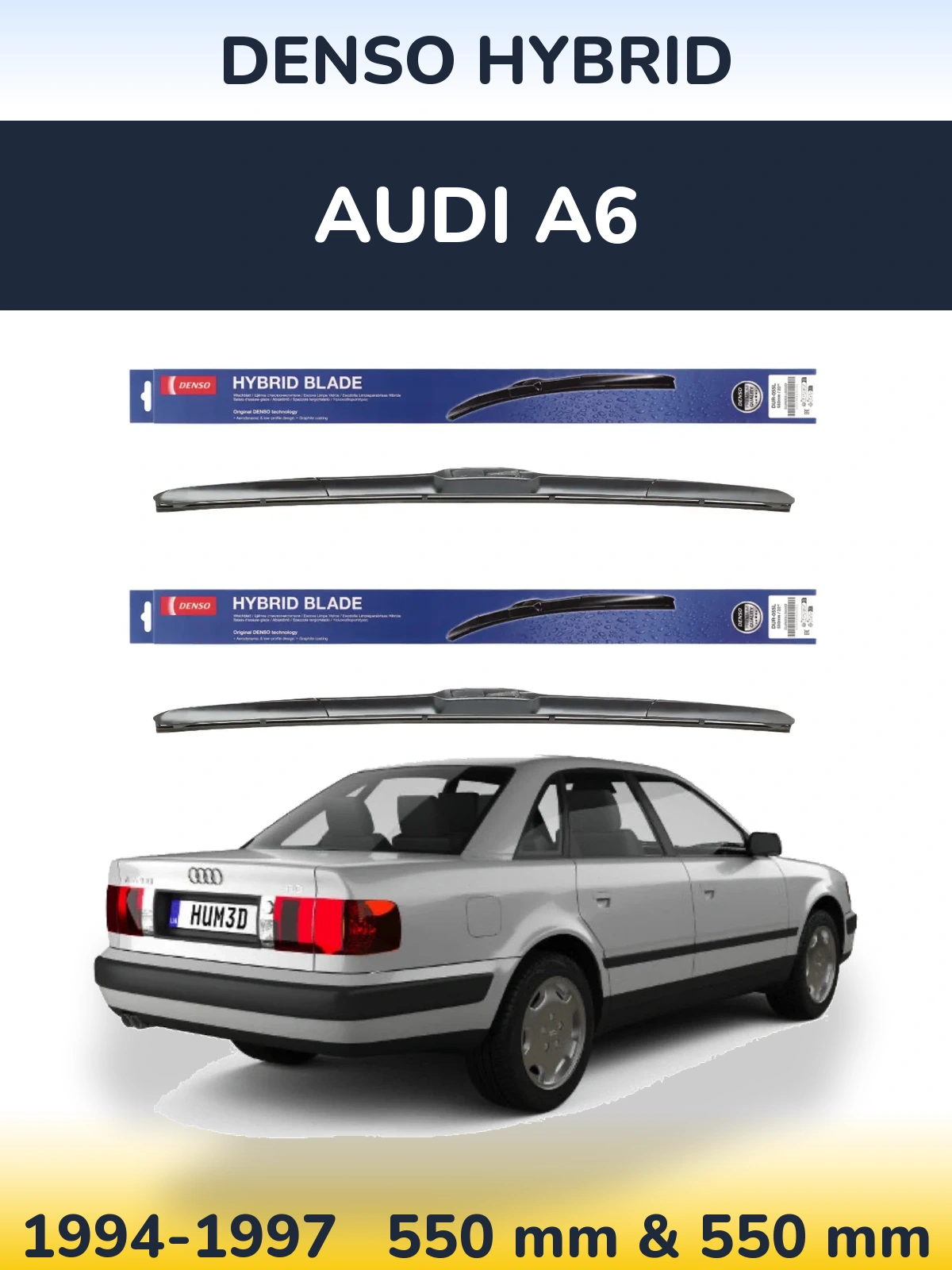 Ștergătoare Denso Hybrid pentru Audi A6