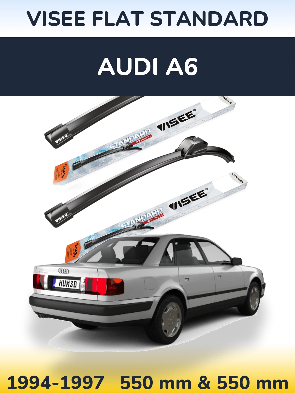 Ștergătoare VISEE FLAT STANDARD pentru Audi A6
