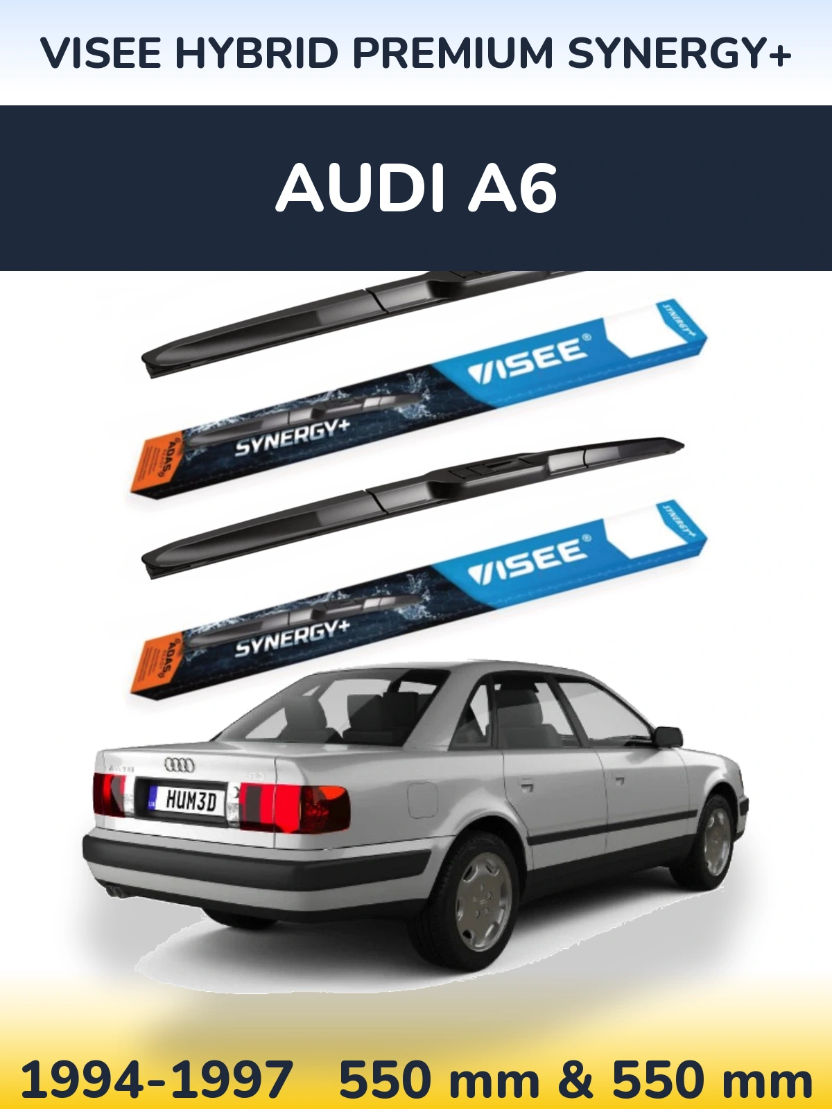Ștergătoare VISEE HYBRID PREMIUM SYNERGY+ pentru Audi A6