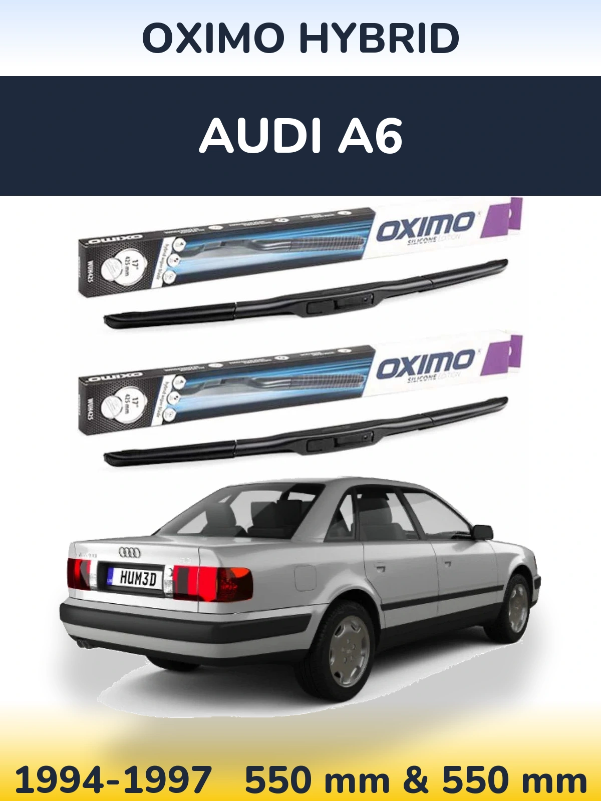 Ștergătoare Oximo Hybrid pentru Audi A6