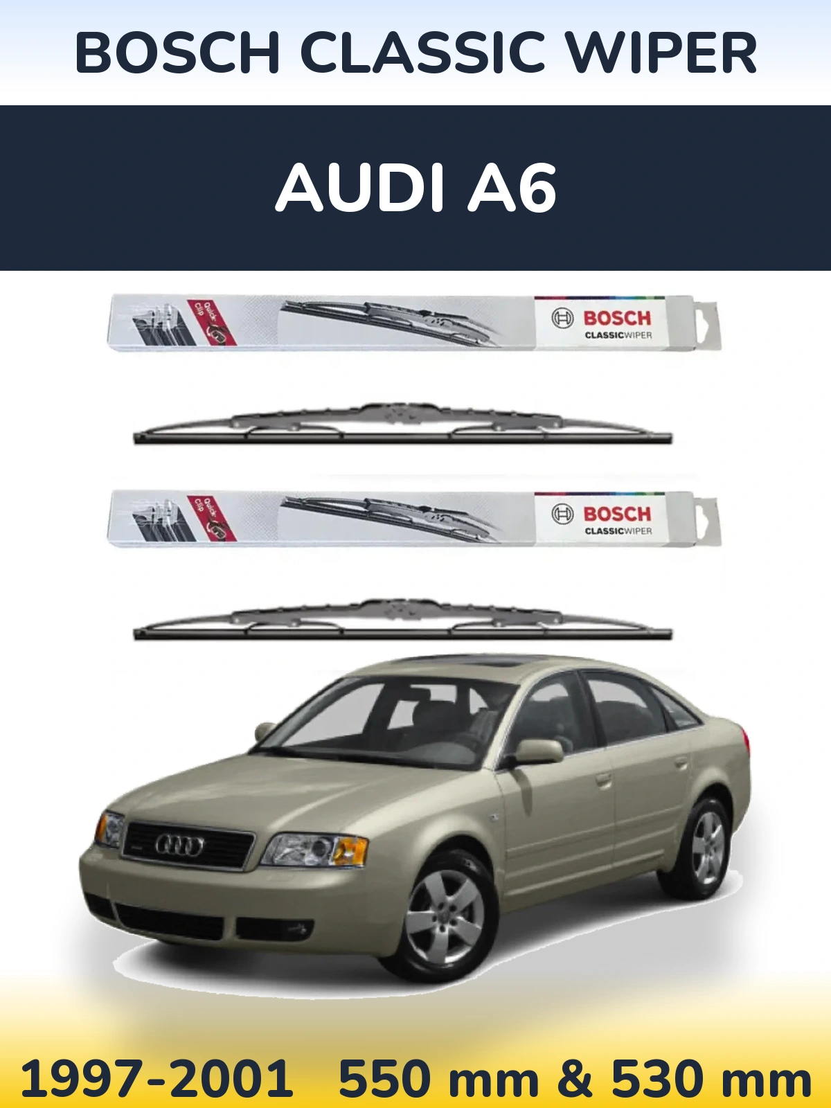 Ștergătoare BOSCH Classic Wiper pentru Audi A6