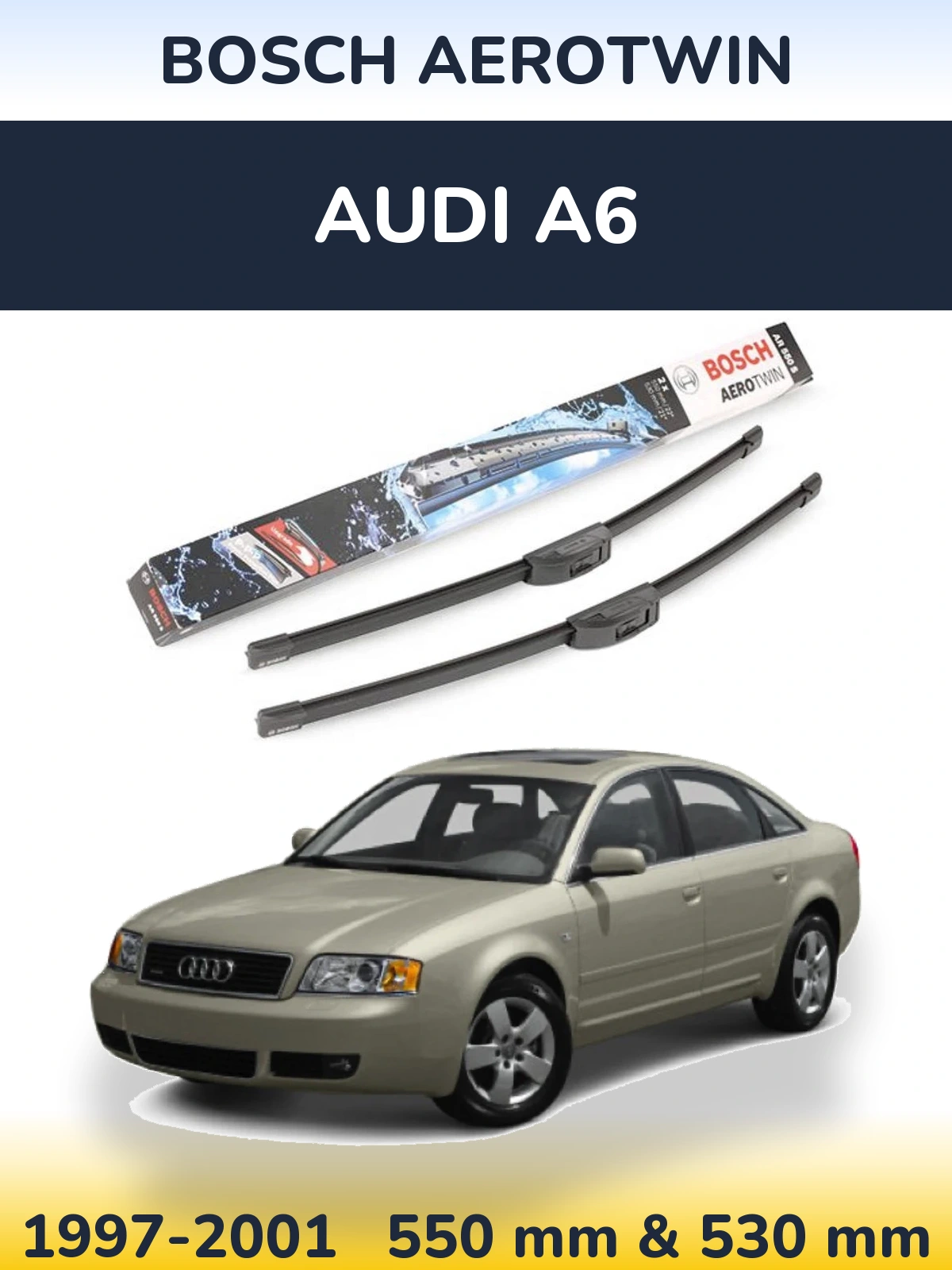 Ștergătoare BOSCH AeroTwin pentru Audi A6
