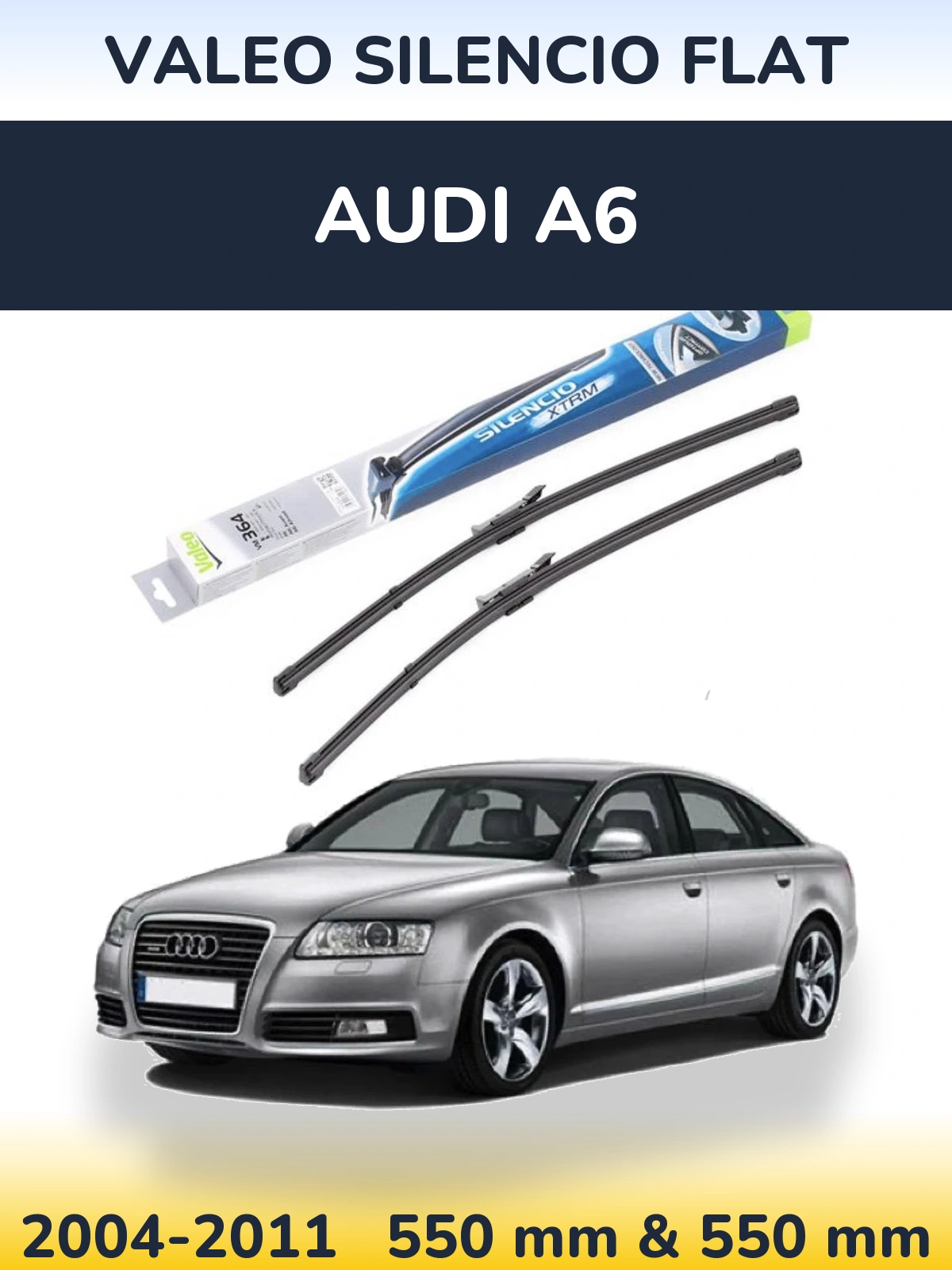 Ștergătoare Valeo Silencio Flat pentru Audi A6