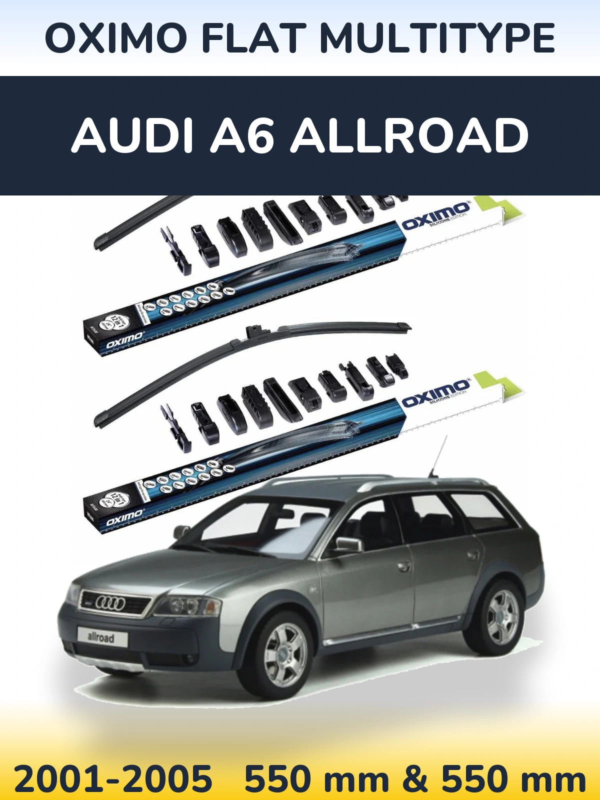 Ștergătoare Oximo Flat MultiTipe pentru Audi A6 Allroad