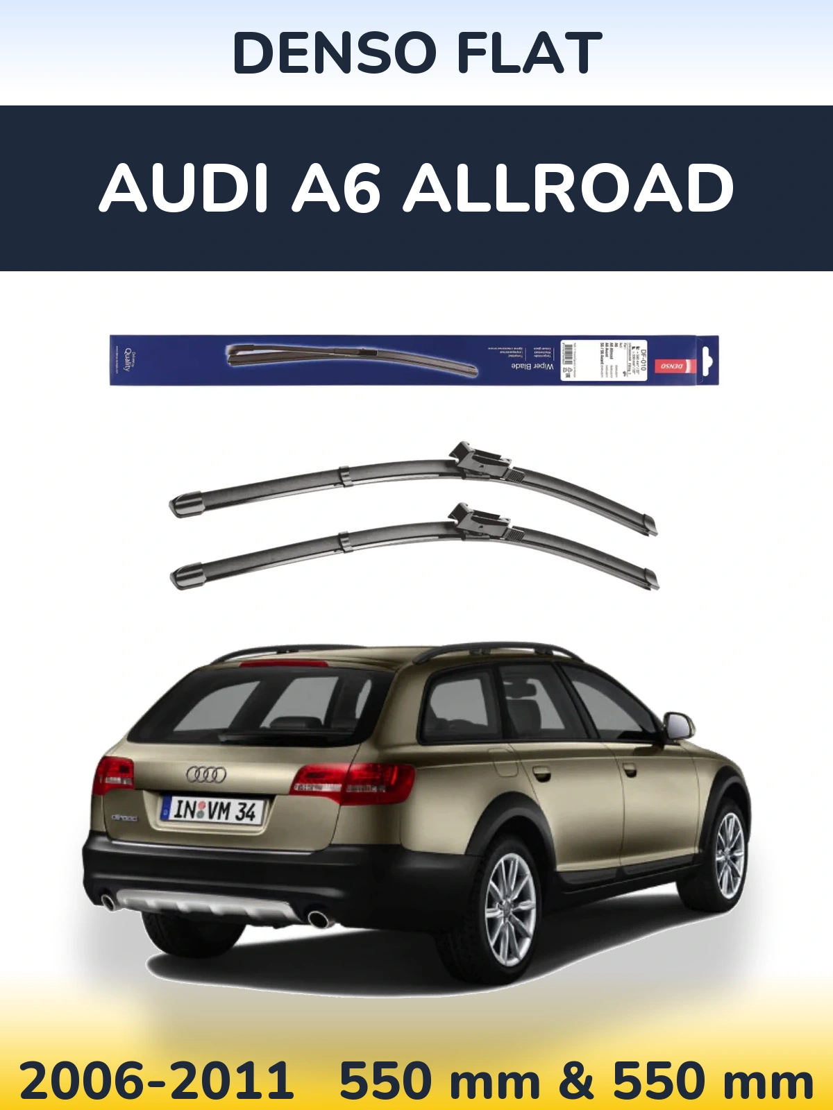 Ștergătoare Denso Flat pentru Audi A6 Allroad