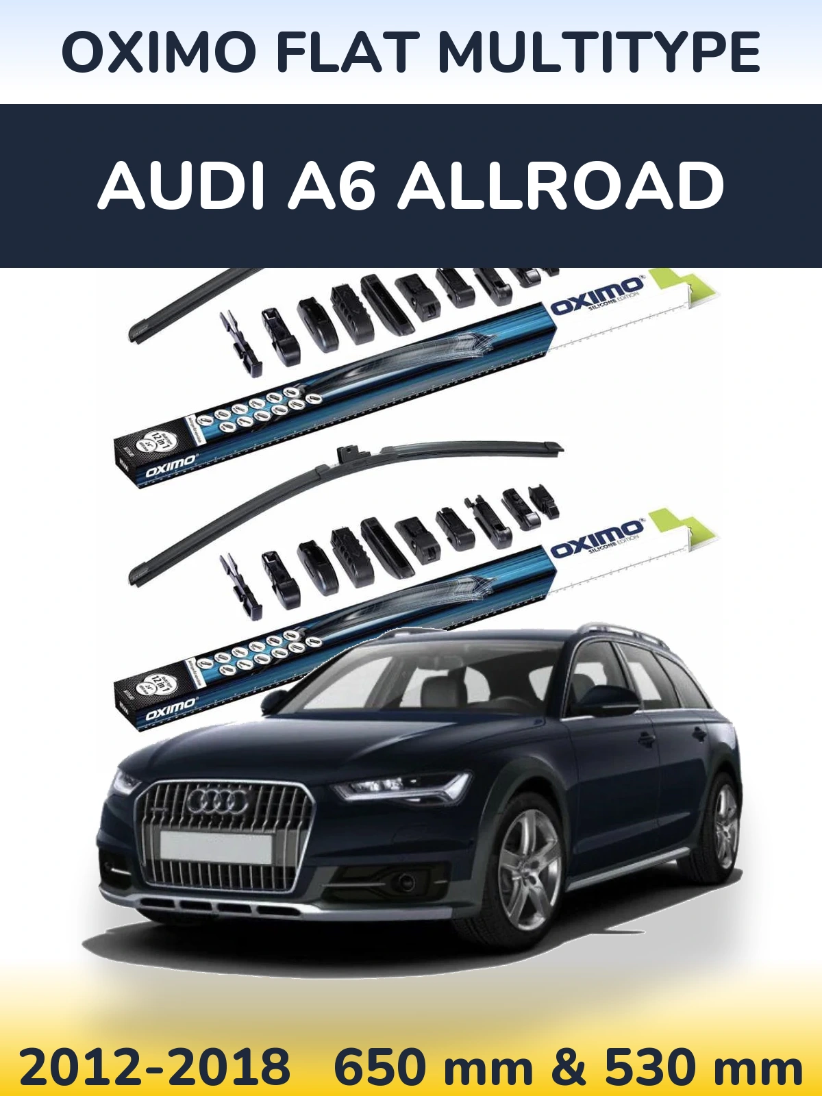 Ștergătoare Oximo Flat MultiTipe pentru Audi A6 Allroad