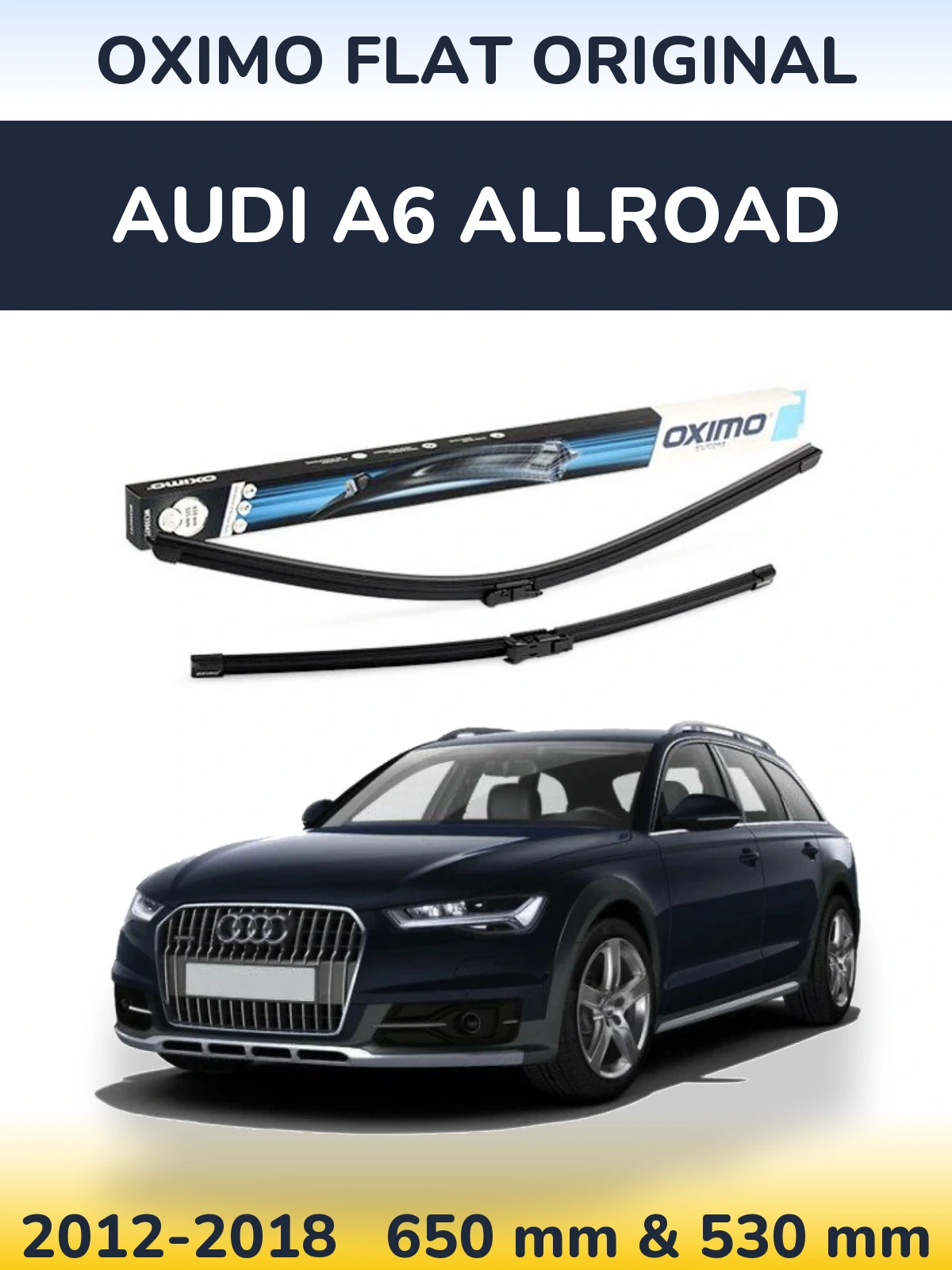 Ștergătoare Oximo Flat Original pentru Audi A6 Allroad